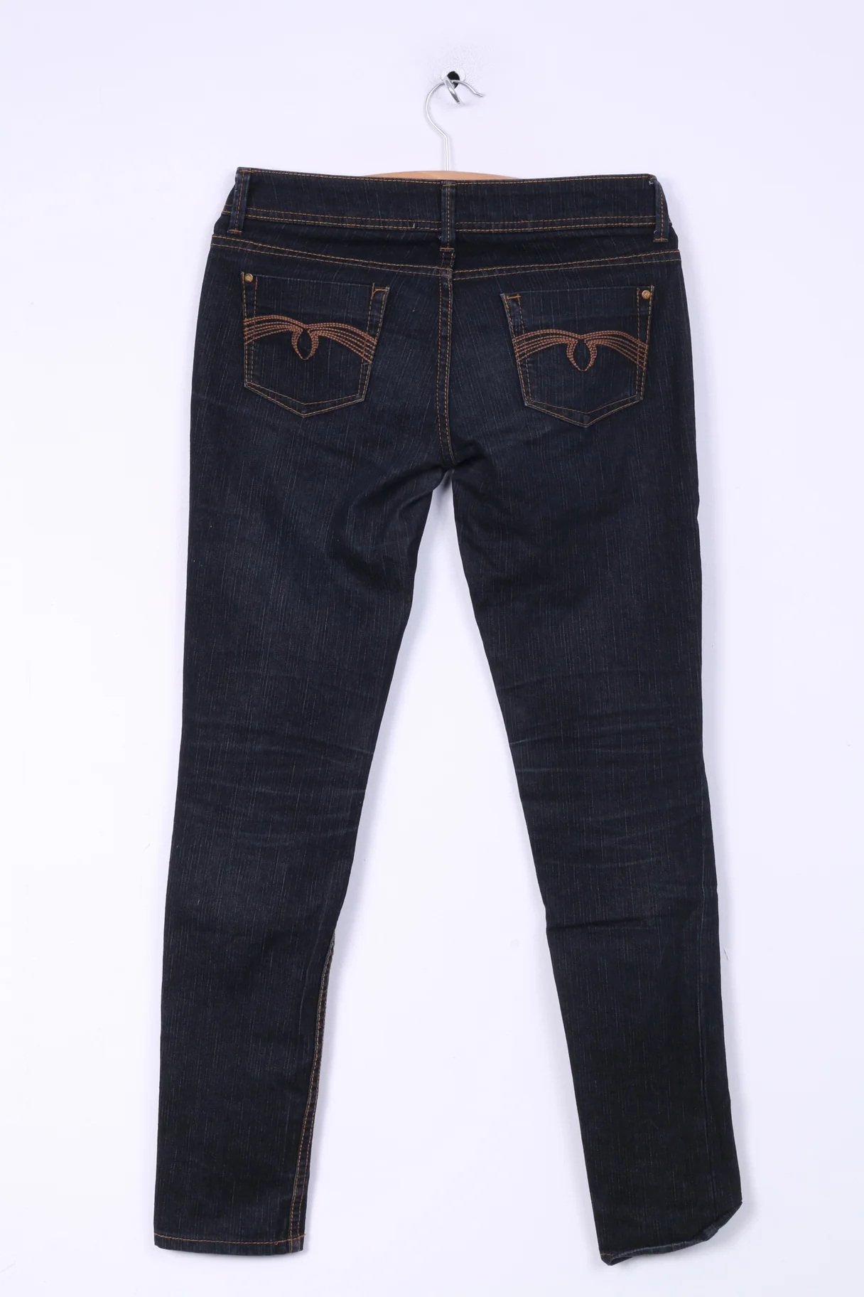 Tally Weijl Womens M 38 Trouser Denim Jeans Navy Cotton - Image 5