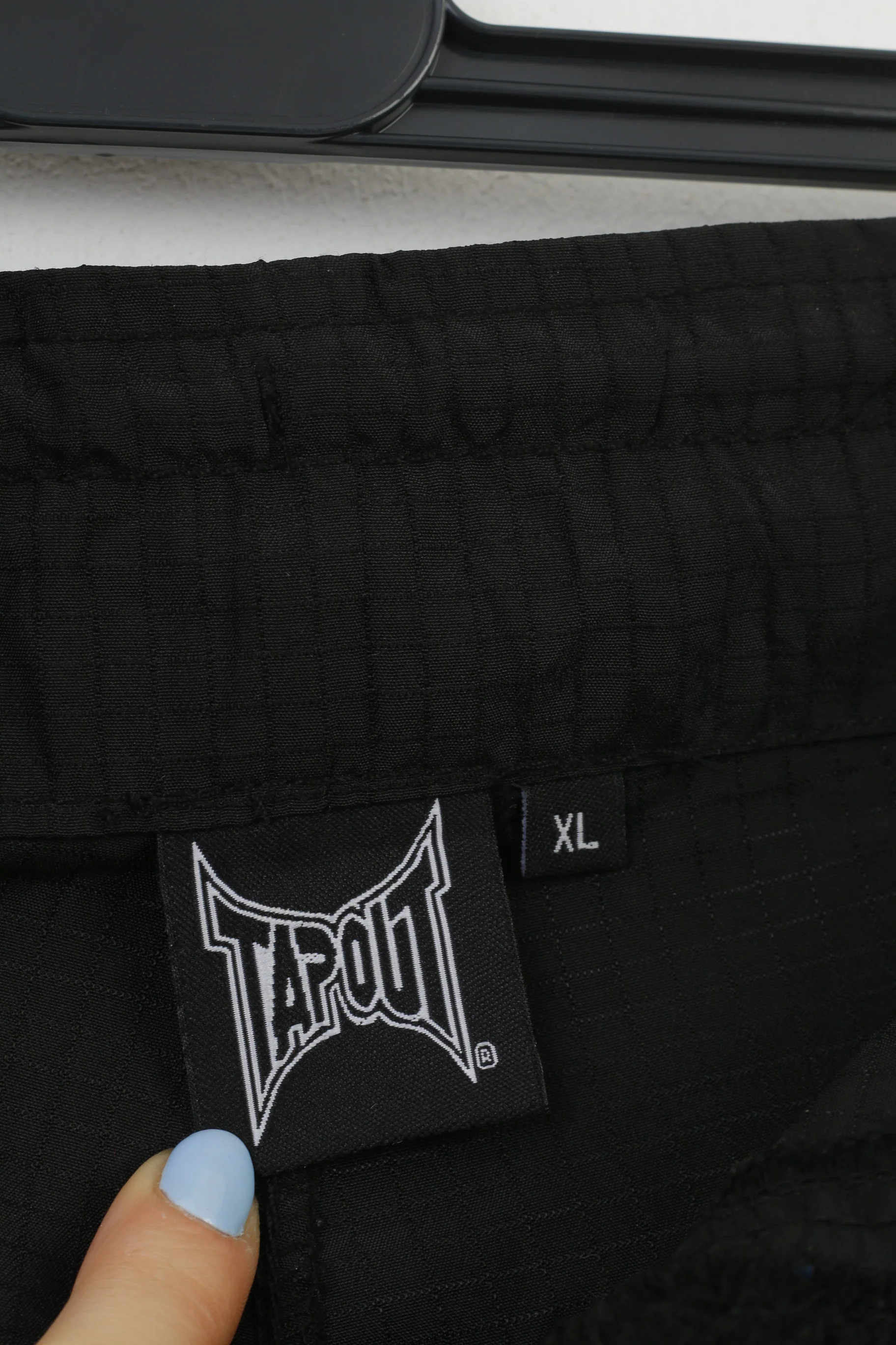 Tapout Men XL Shorts Black Sportswear Logo Training Boxing MMA Vintage - Image 6