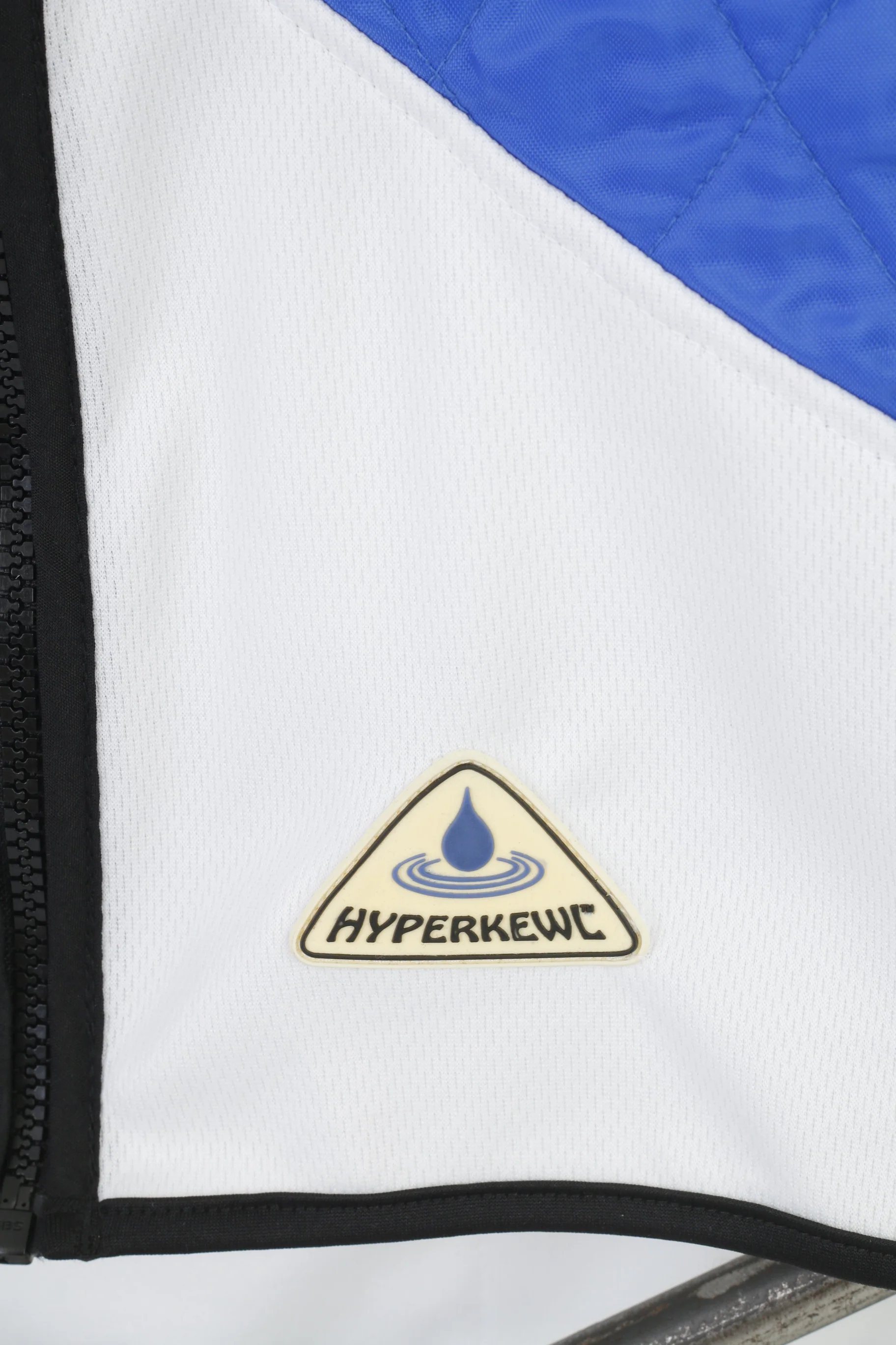 Techniche Men M Vest Full Zipper Blue Cycling Evaporative Cooling Nylon Back Pockets Top - Image 4