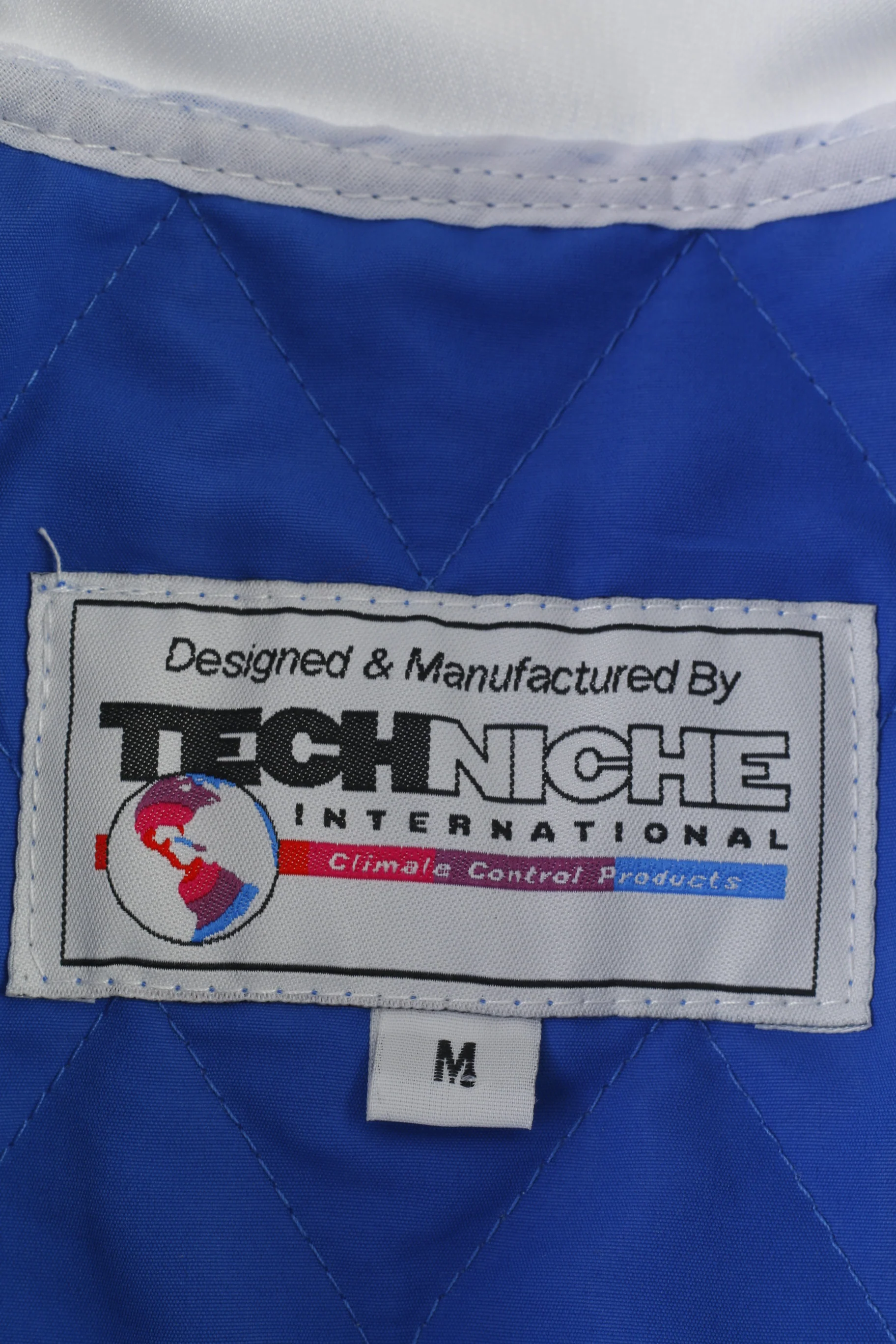 Techniche Men M Vest Full Zipper Blue Cycling Evaporative Cooling Nylon Back Pockets Top - Image 5