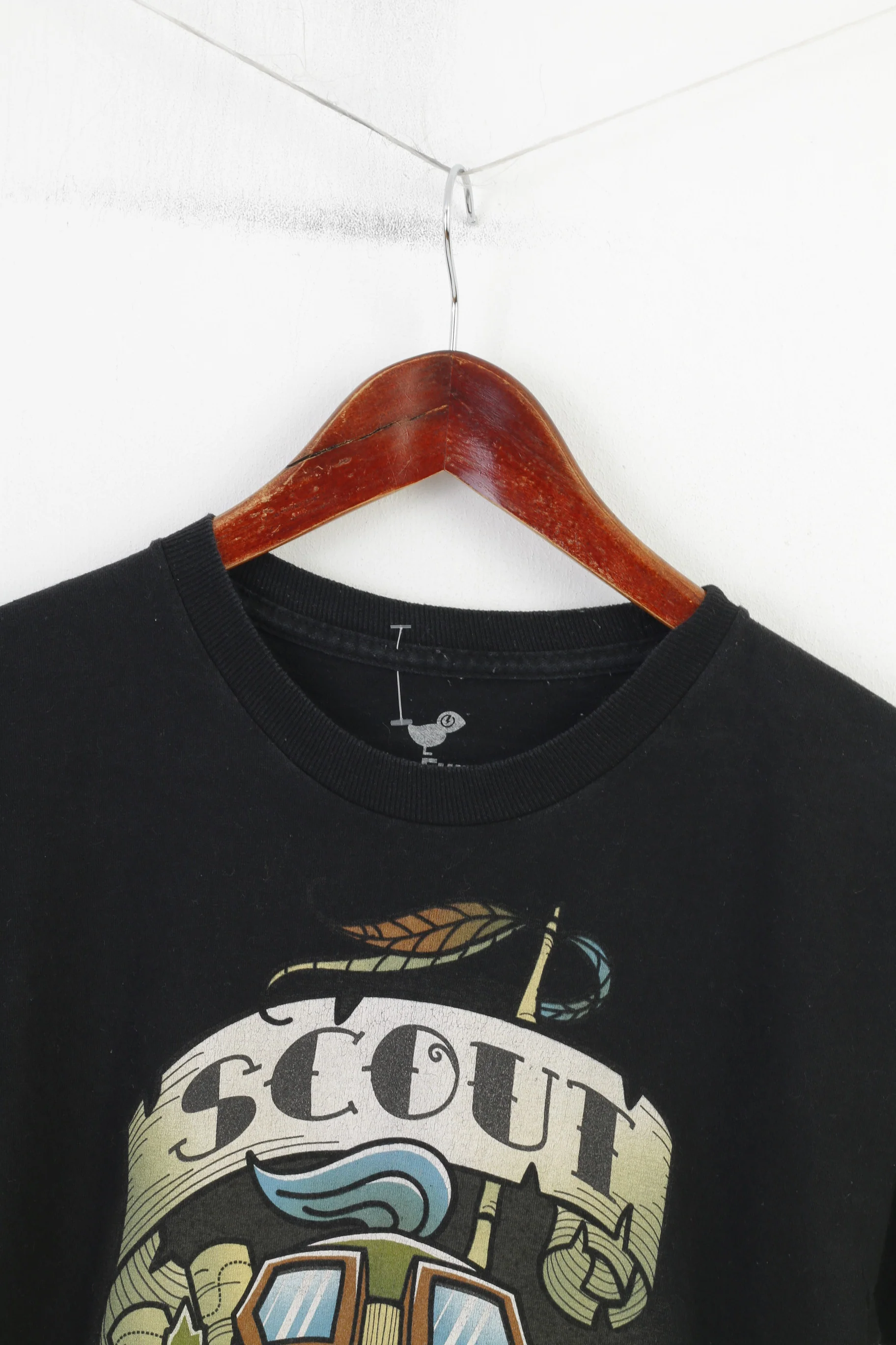 TeeFury Men S T-Shirt Black Cotton Scout Ordii Skull Graphic Short Sleeve Crew Neck Top - Image 2