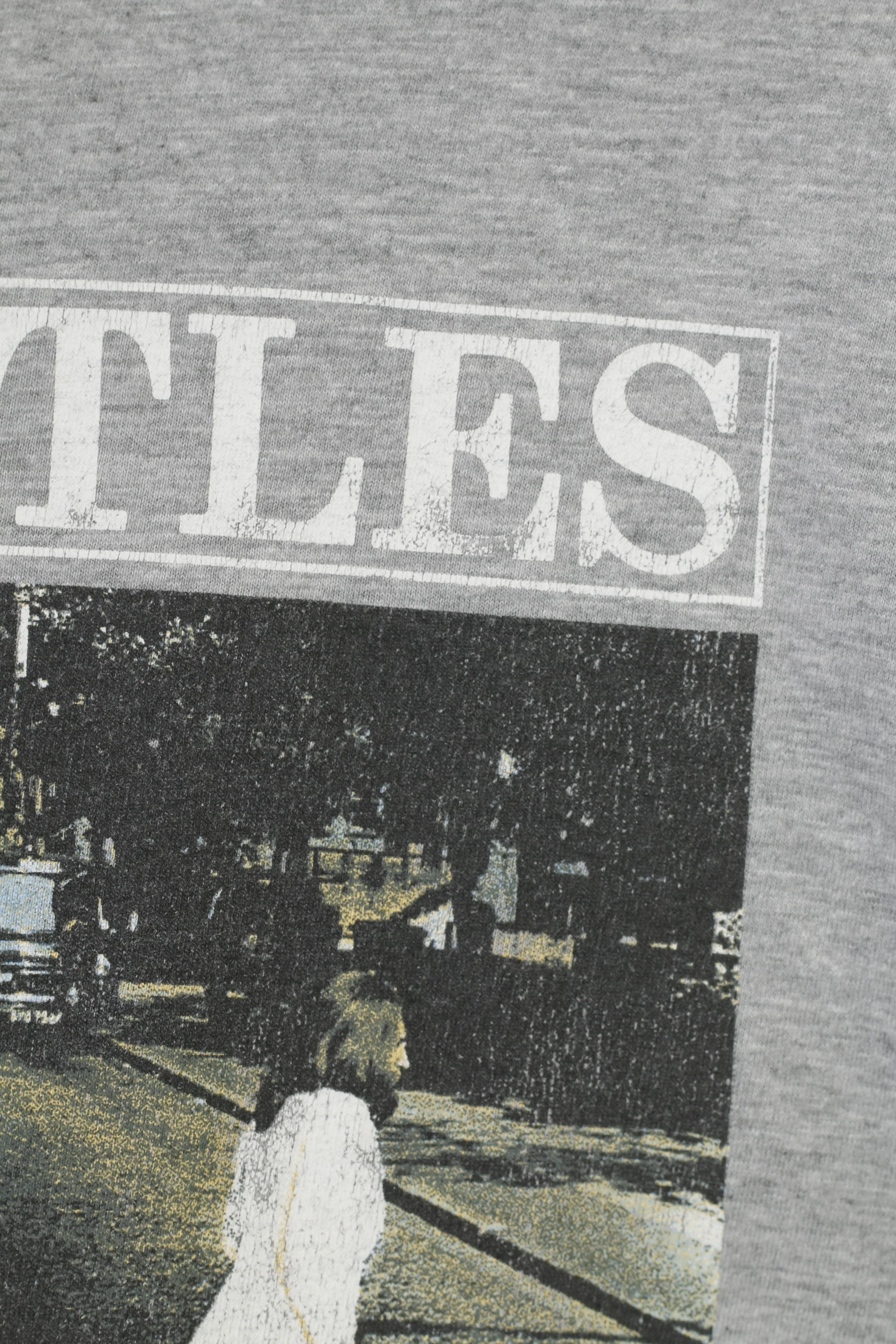 The Beatles Men 2XL T-Shirt Grey Short Sleeve Cotton Graphic People Vintage Top - Image 4