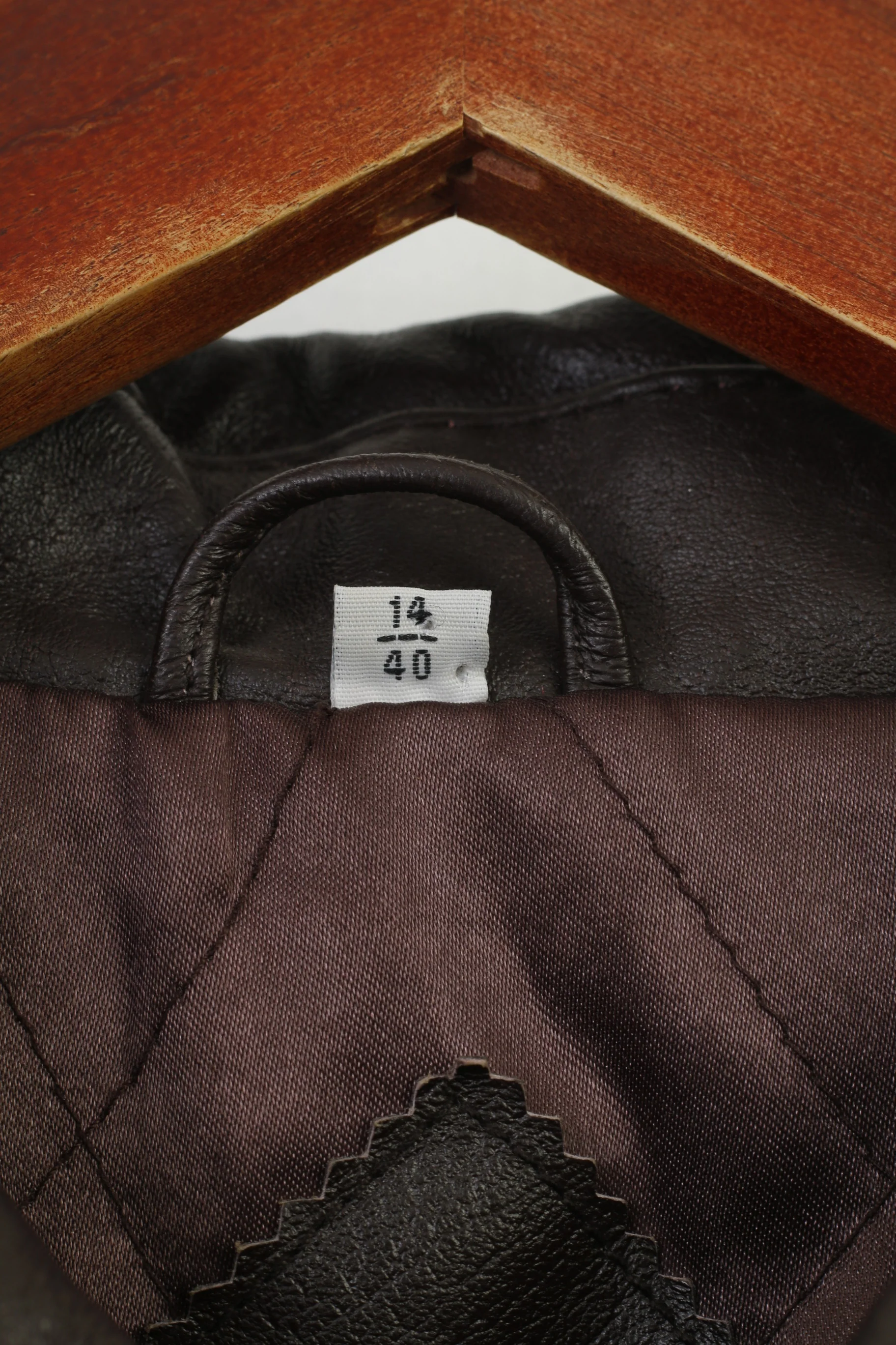 The Hudson Women 14 40 L Leather Jacket Brown Blazer Single Breasted Bottoms Vintage Top - Image 5