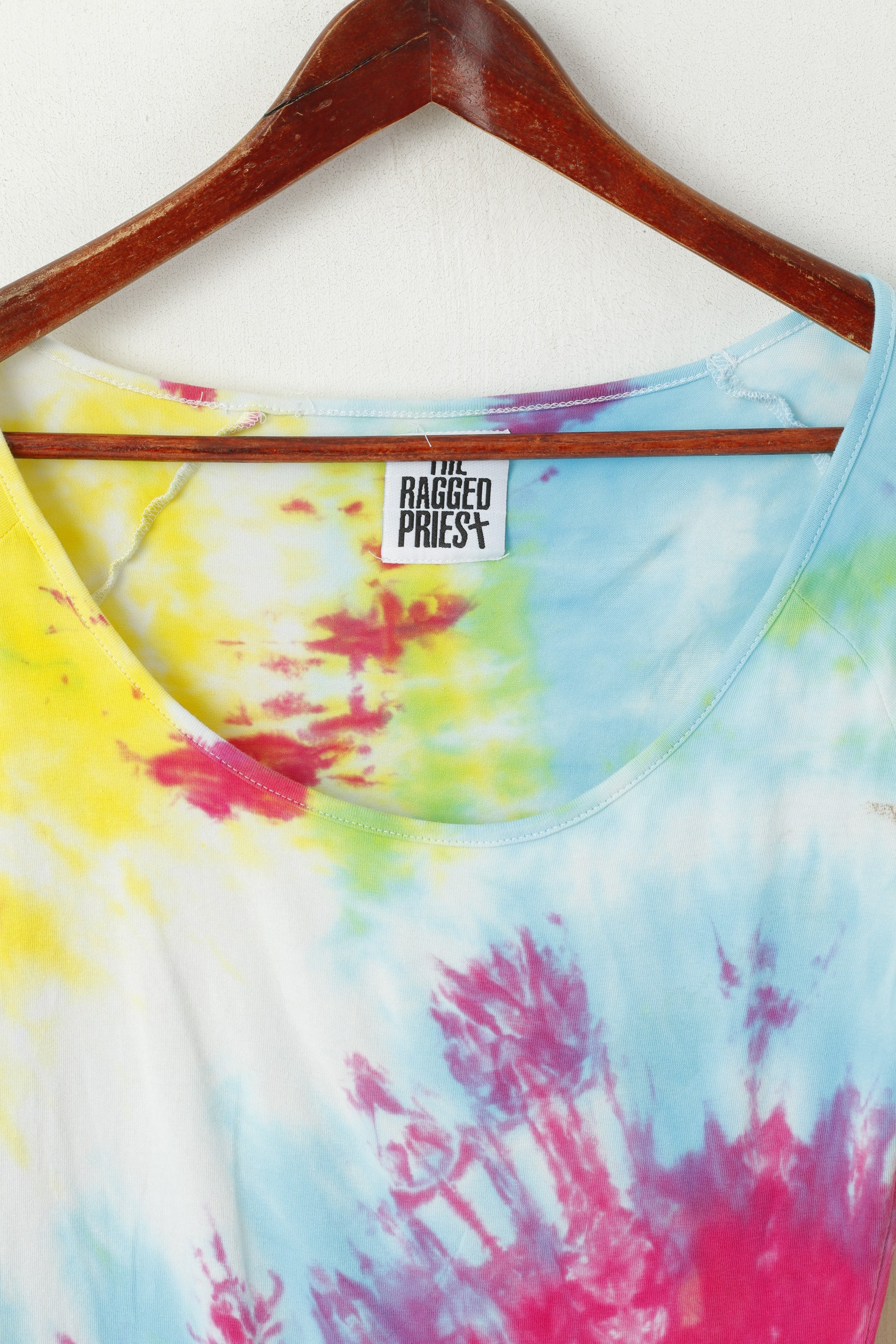 The Ragged Priest Women S Mini Dress Cotton Tie Dye Long Sleeve Soft - Image 3