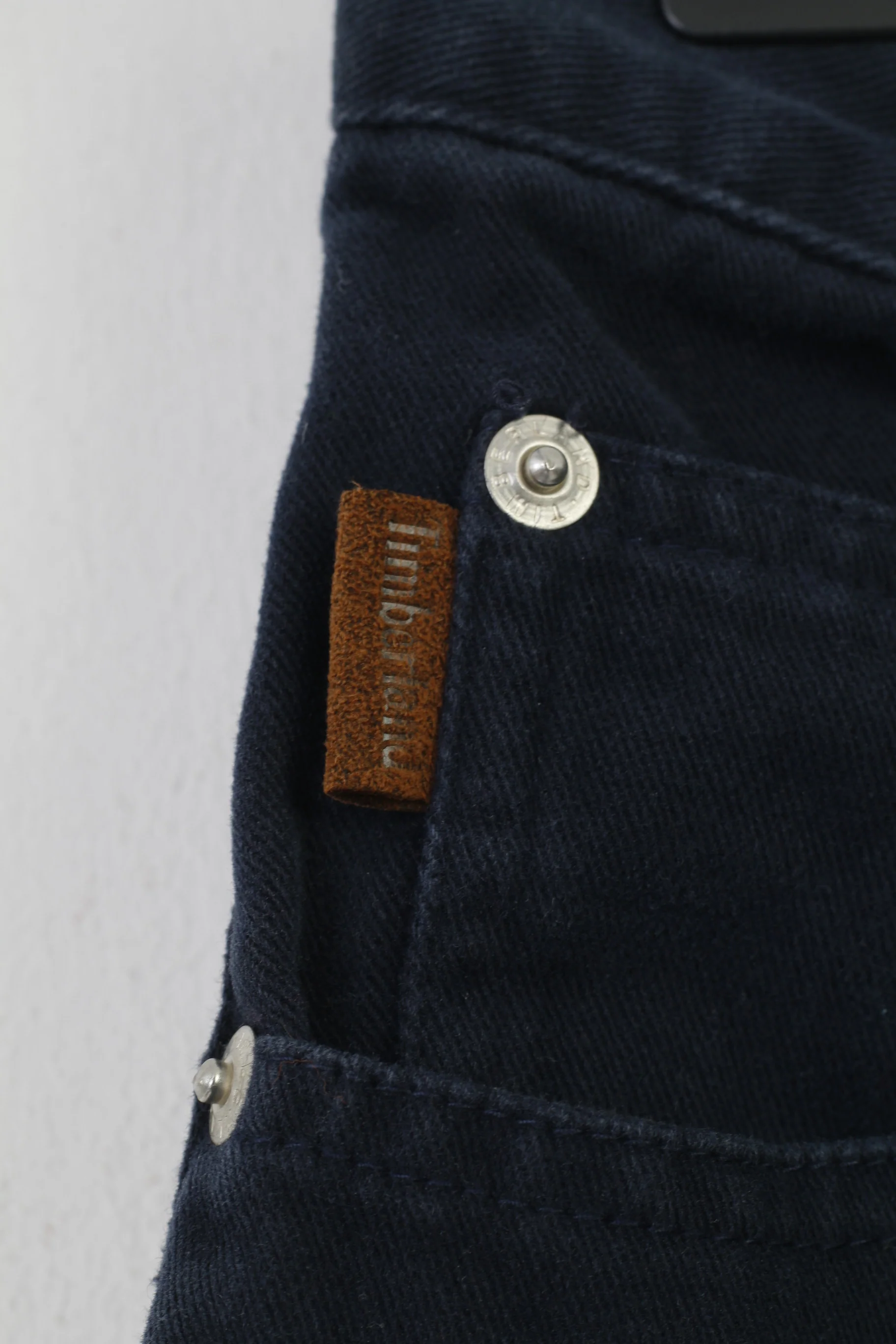 Timberland Boys 12 Age Trousers Navy Cotton Vintage Jeans Pants - Image 4