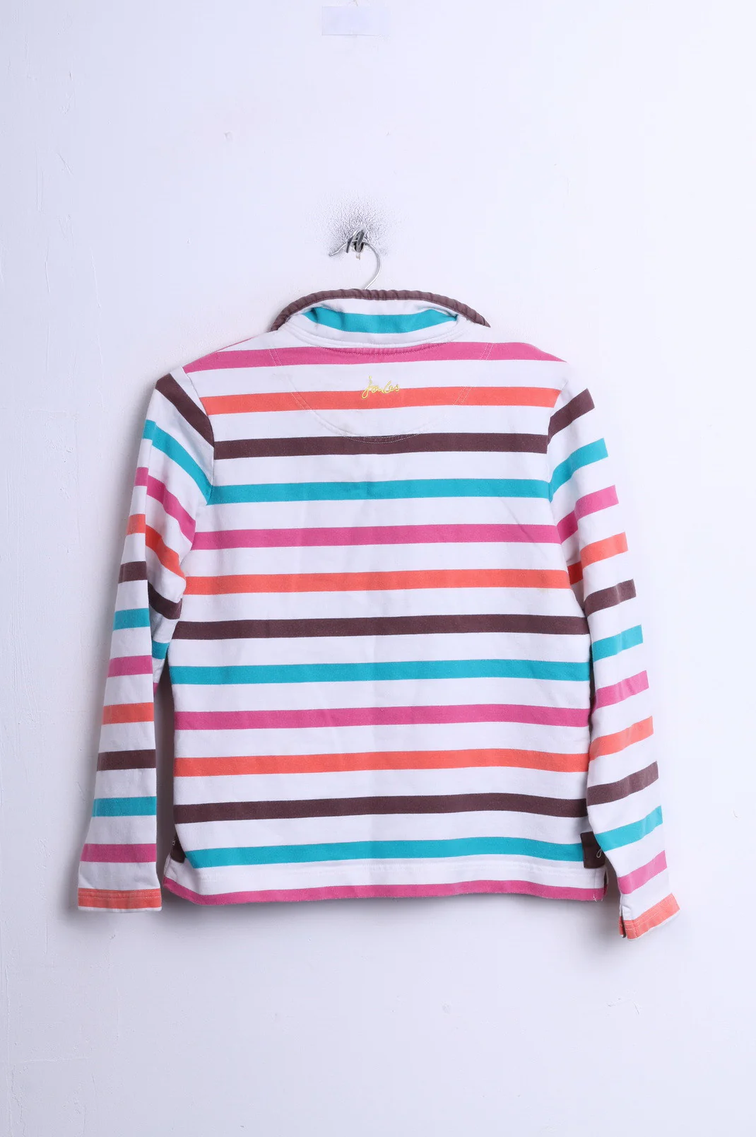 Tom Joule Womens M Jumper Sweatshirt Striped Multi Cotton - Image 7