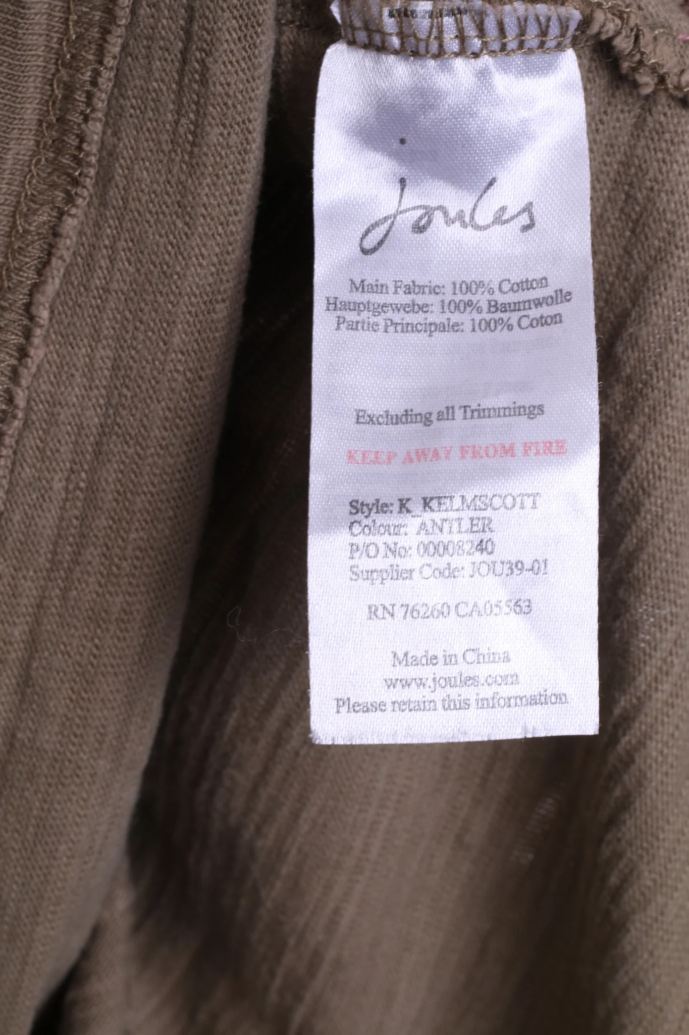 Tom Joule Womens XS 8 Jumper Antler Cotton Zip Neck - Image 5