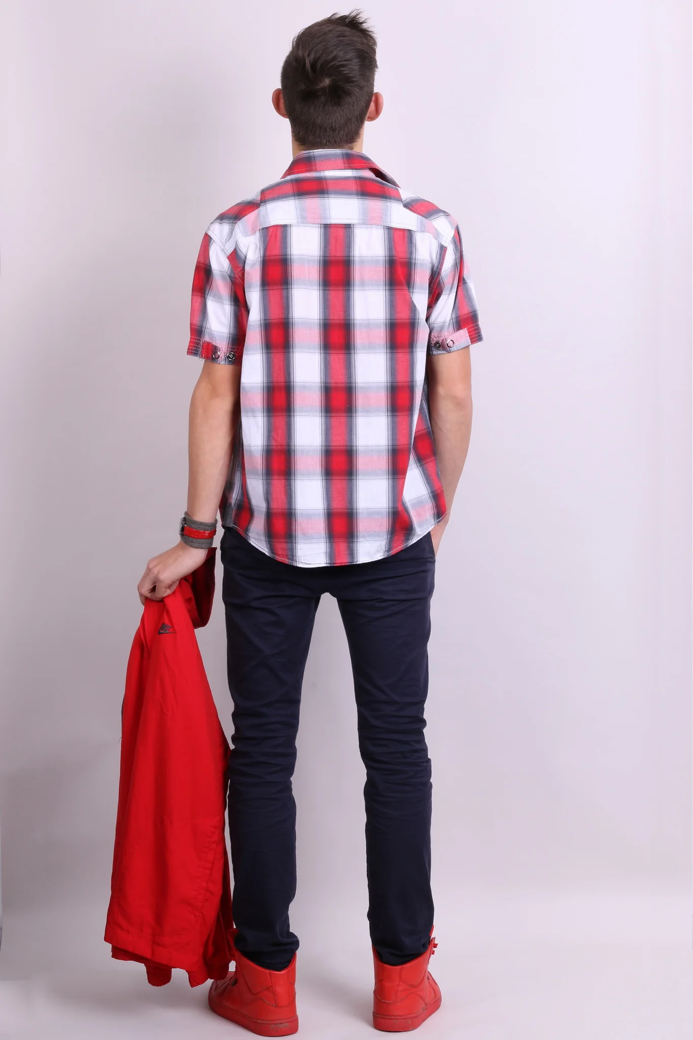 Tom Tompson Mens S Casual Shirt Check Motocross Cotton - Image 9