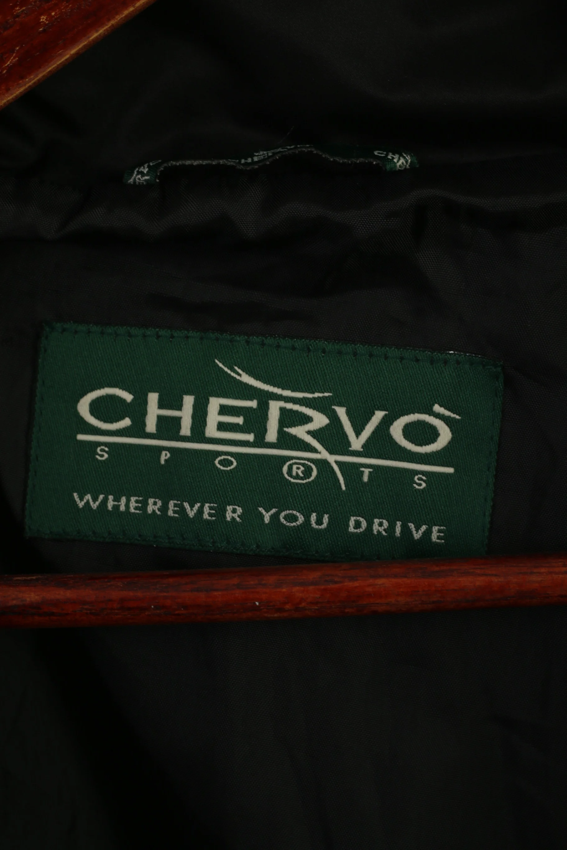 Chevro Sports Men 3XL (XL) Jacket Black Sportswear Lightweight Reflective Zip Up Top - Image 4