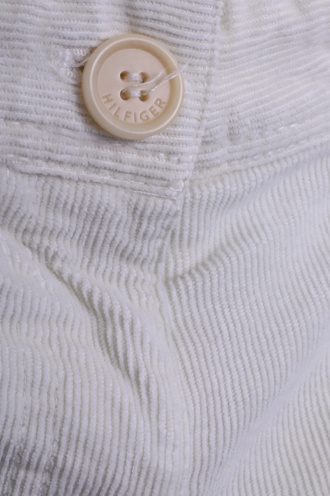 Tommy Hilfiger Womens 6 XS Trousers Corduroy Creamy Cotton Capri - Image 3