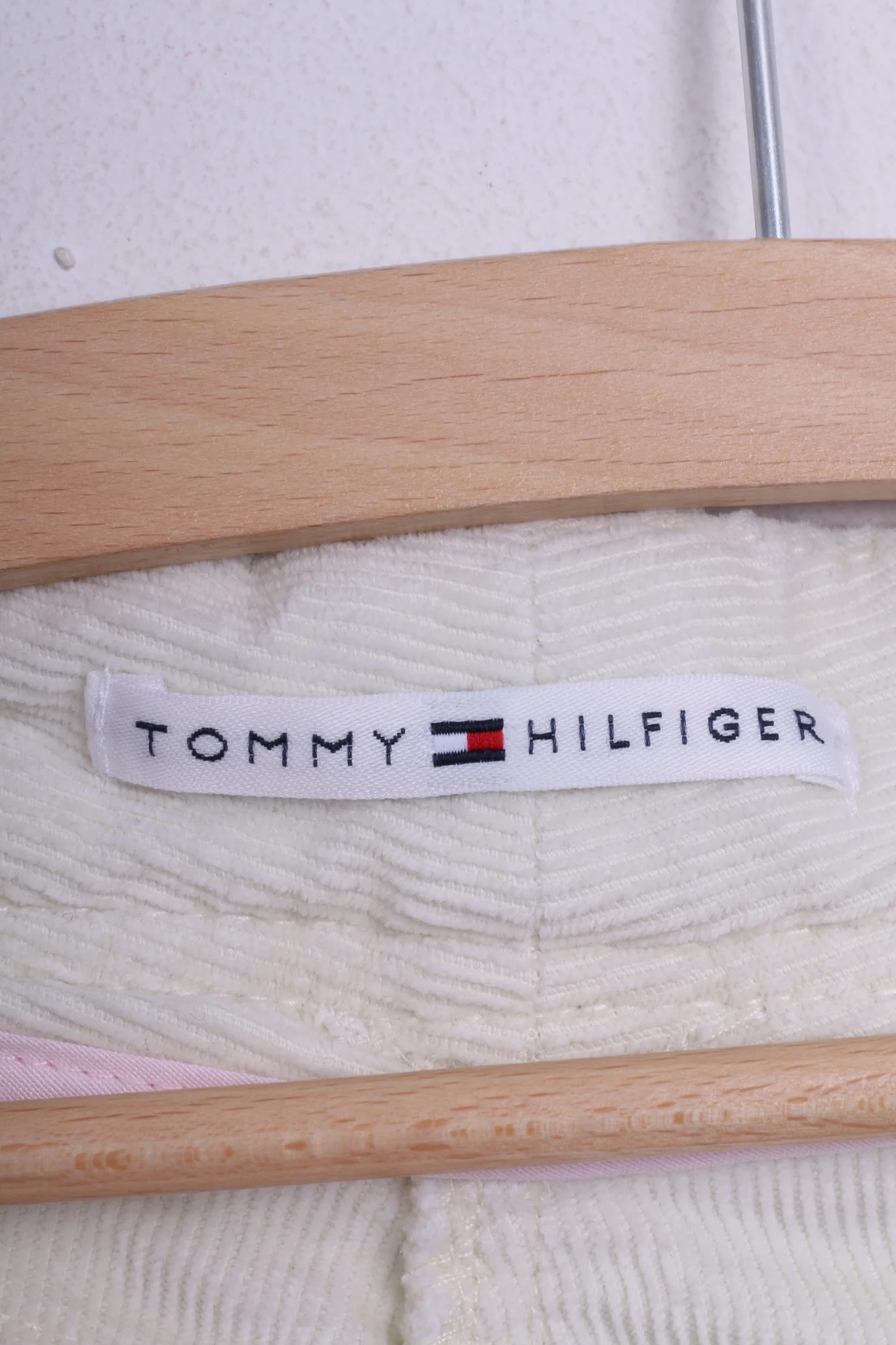Tommy Hilfiger Womens 6 XS Trousers Corduroy Creamy Cotton Capri - Image 4