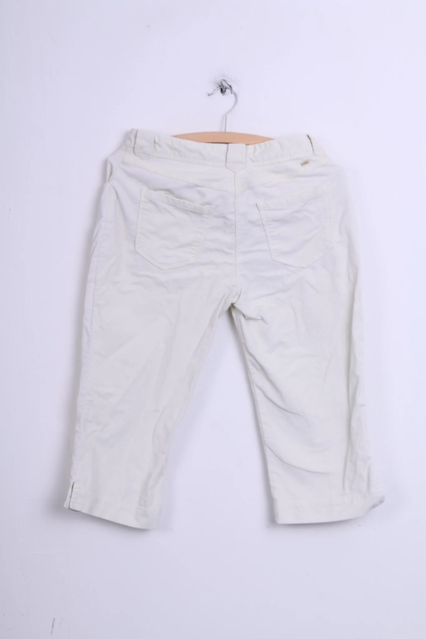Tommy Hilfiger Womens 6 XS Trousers Corduroy Creamy Cotton Capri - Image 5