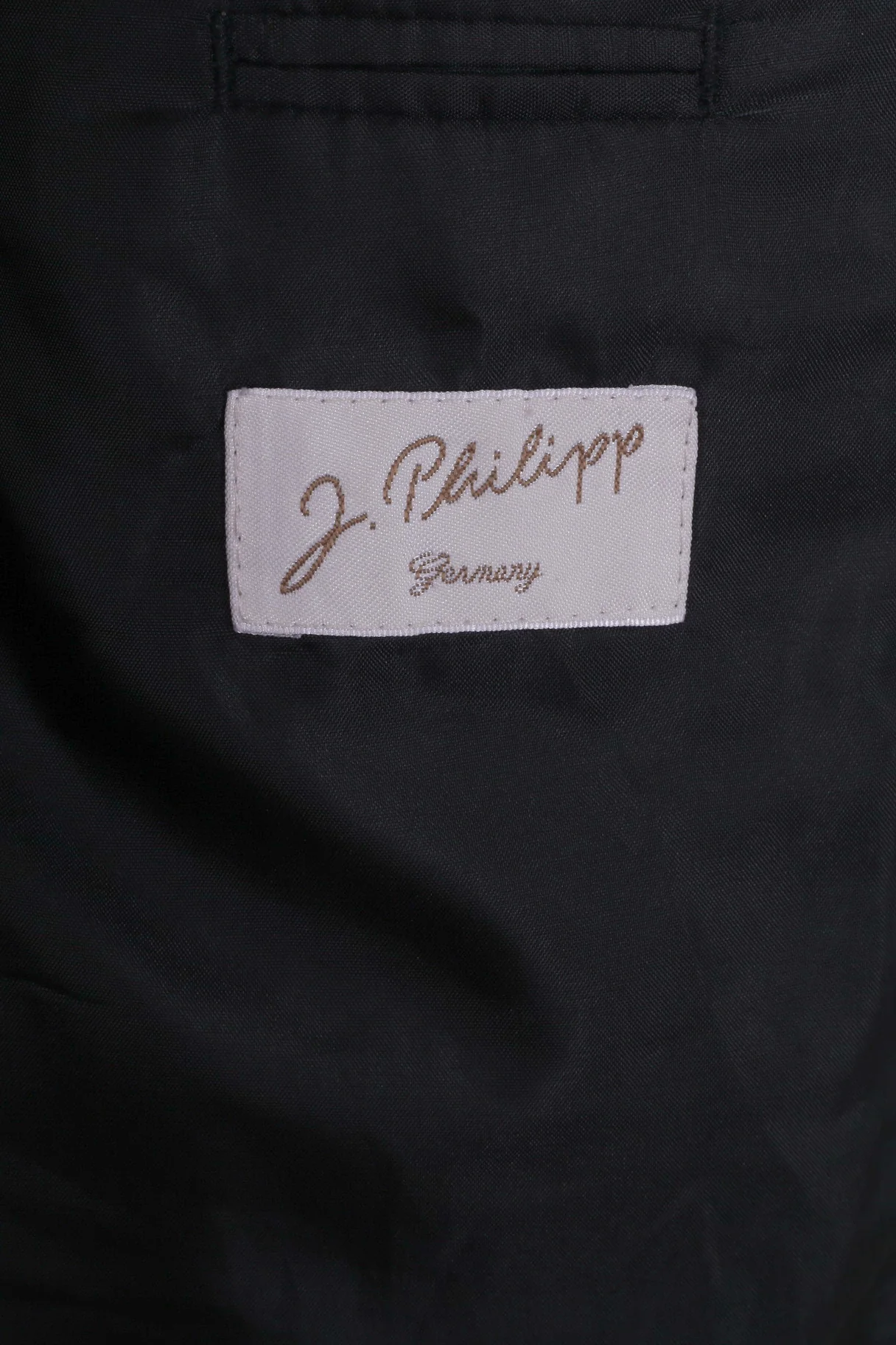 Travel Suit Comfort J.Philipp Mens 50 M Blazer Jacket Single Breasted Wool Black - Image 4