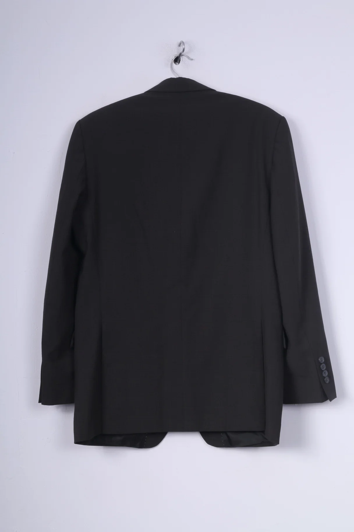 Travel Suit Comfort J.Philipp Mens 50 M Blazer Jacket Single Breasted Wool Black - Image 7