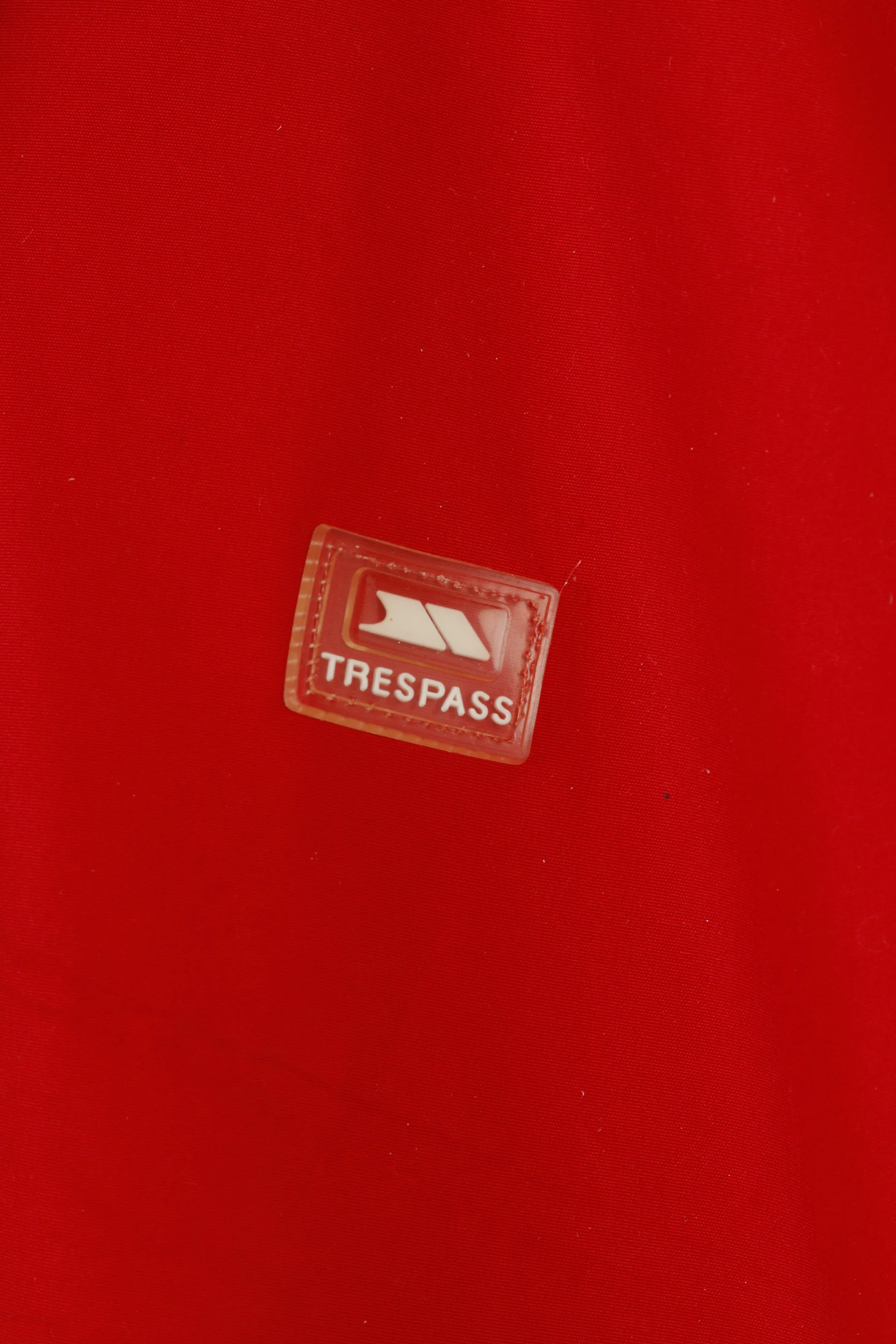 Trespass Woman M Jacket Red Full Zipper Waterproof Pockets Hood Vintage Top - Image 4