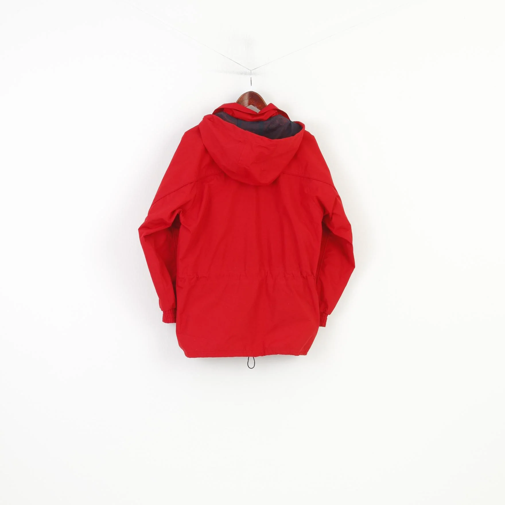 Trespass Woman M Jacket Red Full Zipper Waterproof Pockets Hood Vintage Top - Image 8