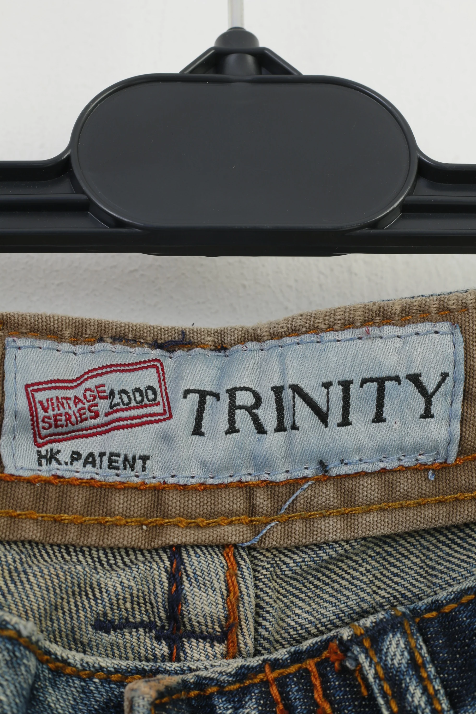 Trinity Women Trousers M Cotton Denim Light Blue Jeans Pants - Image 5