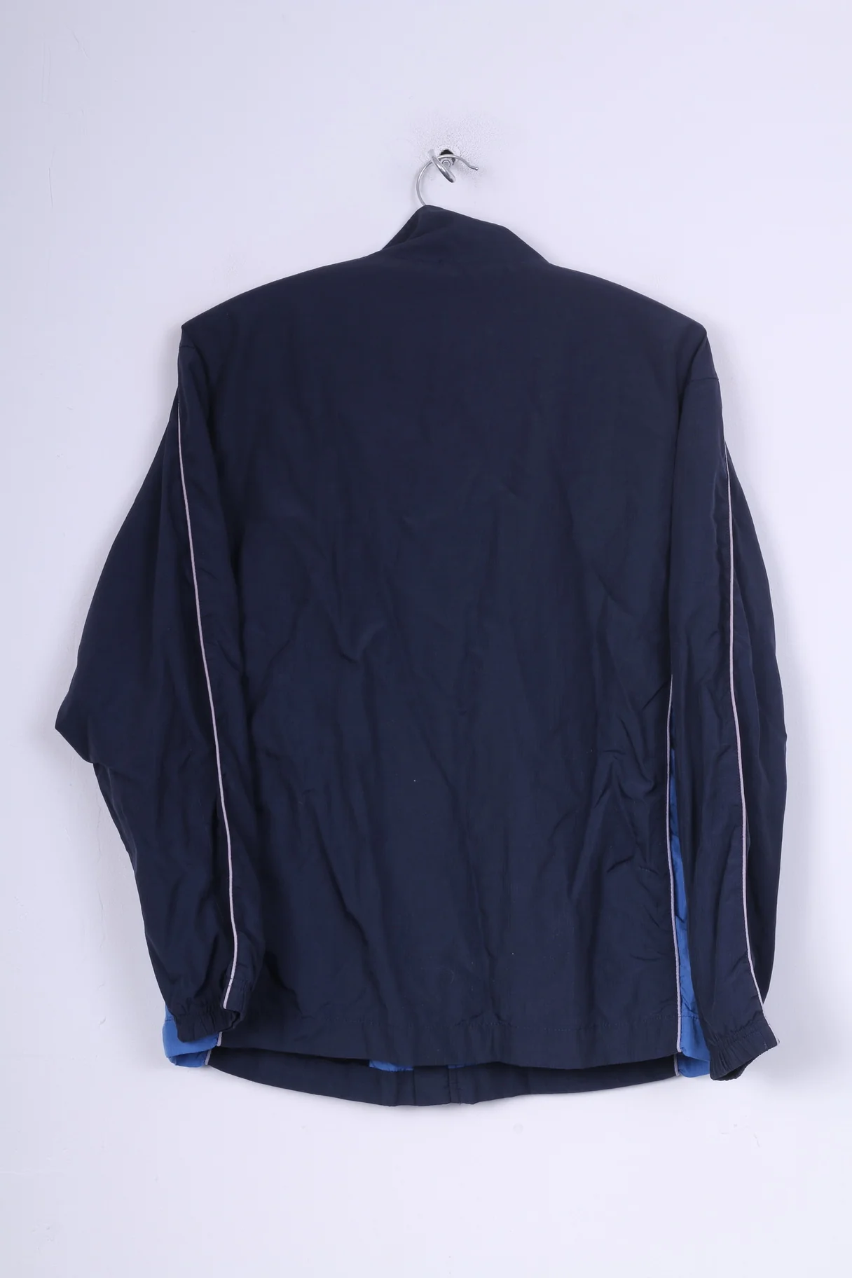 U.S.Athletic Boys 12/13 Yrs Jacket Full Zipper Navy Nylon Waterproof - Image 5