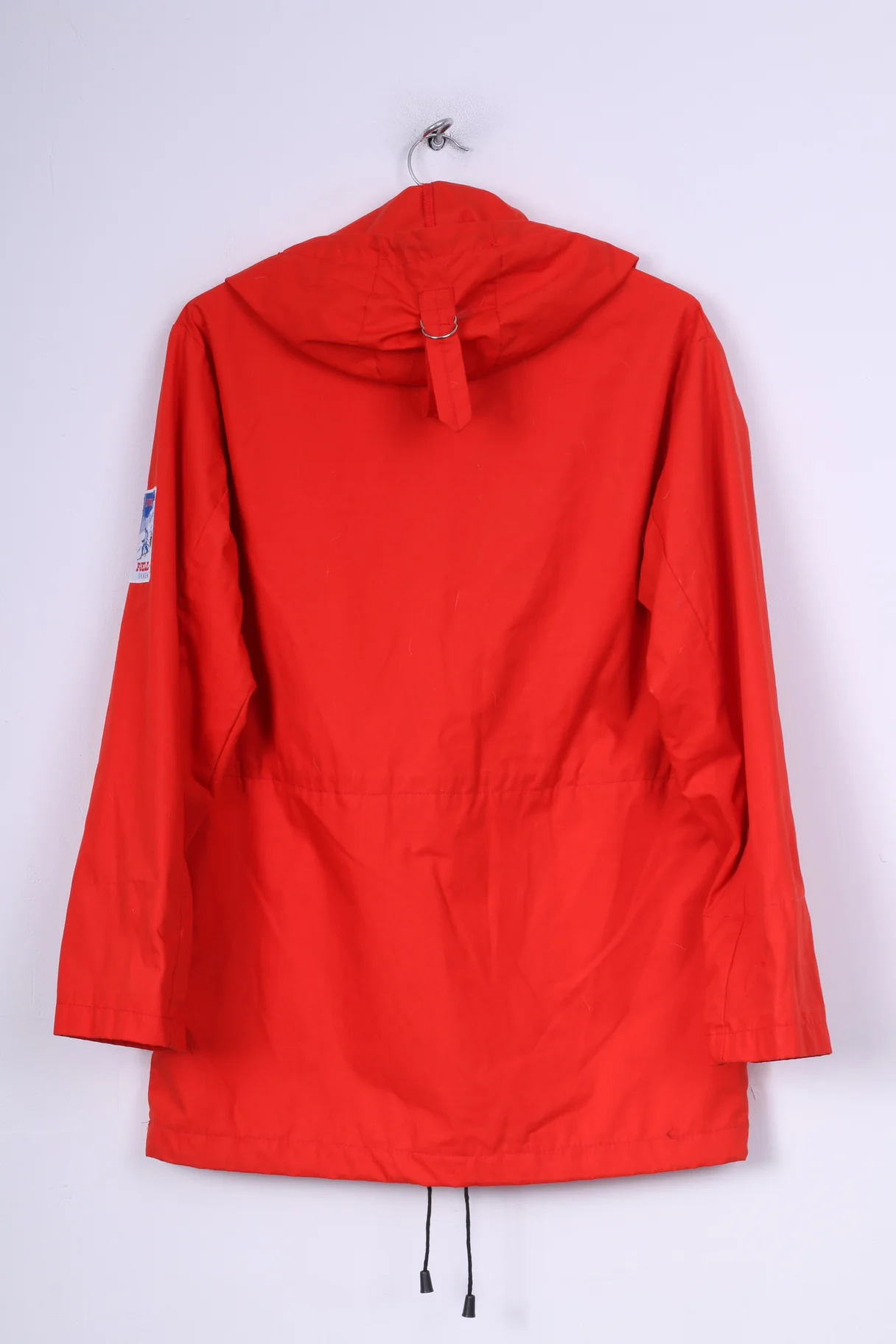 Udis Blystad Womens 40 L Jacket Hooded Red Sportswear Anorak Novelene Kangaroo Pocket - Image 6