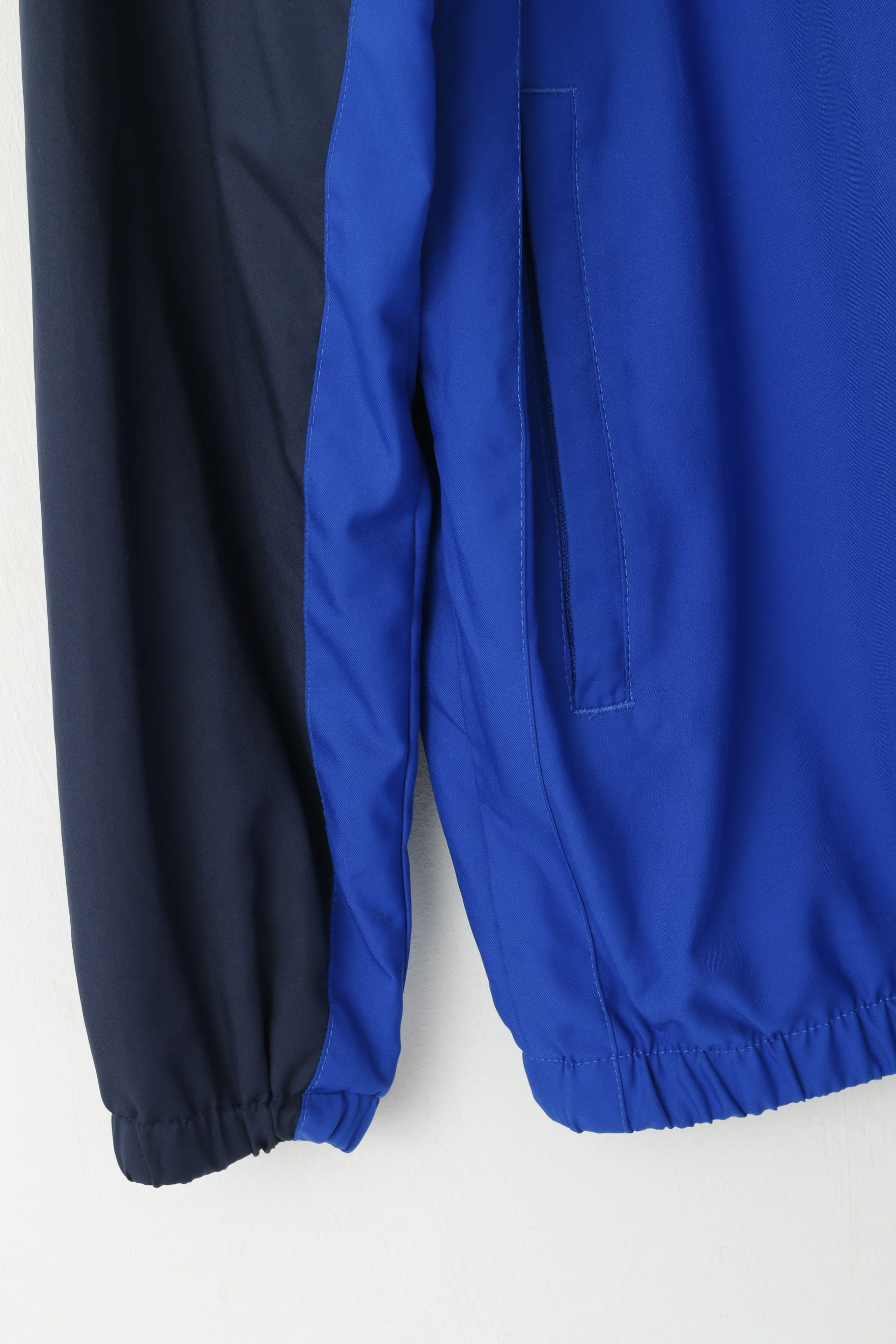 Umbro Men L Jacket Blue Indigo Activewear Zip Up Training Sport Track Top - Image 4