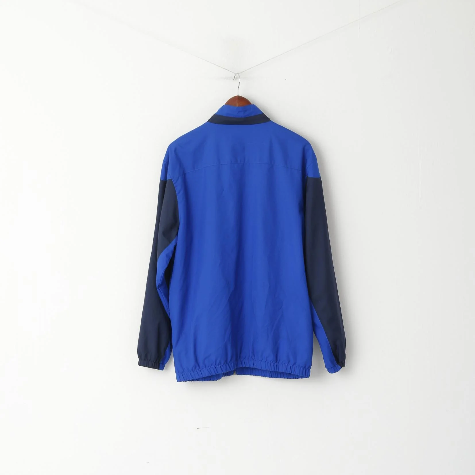 Umbro Men L Jacket Blue Indigo Activewear Zip Up Training Sport Track Top - Image 7