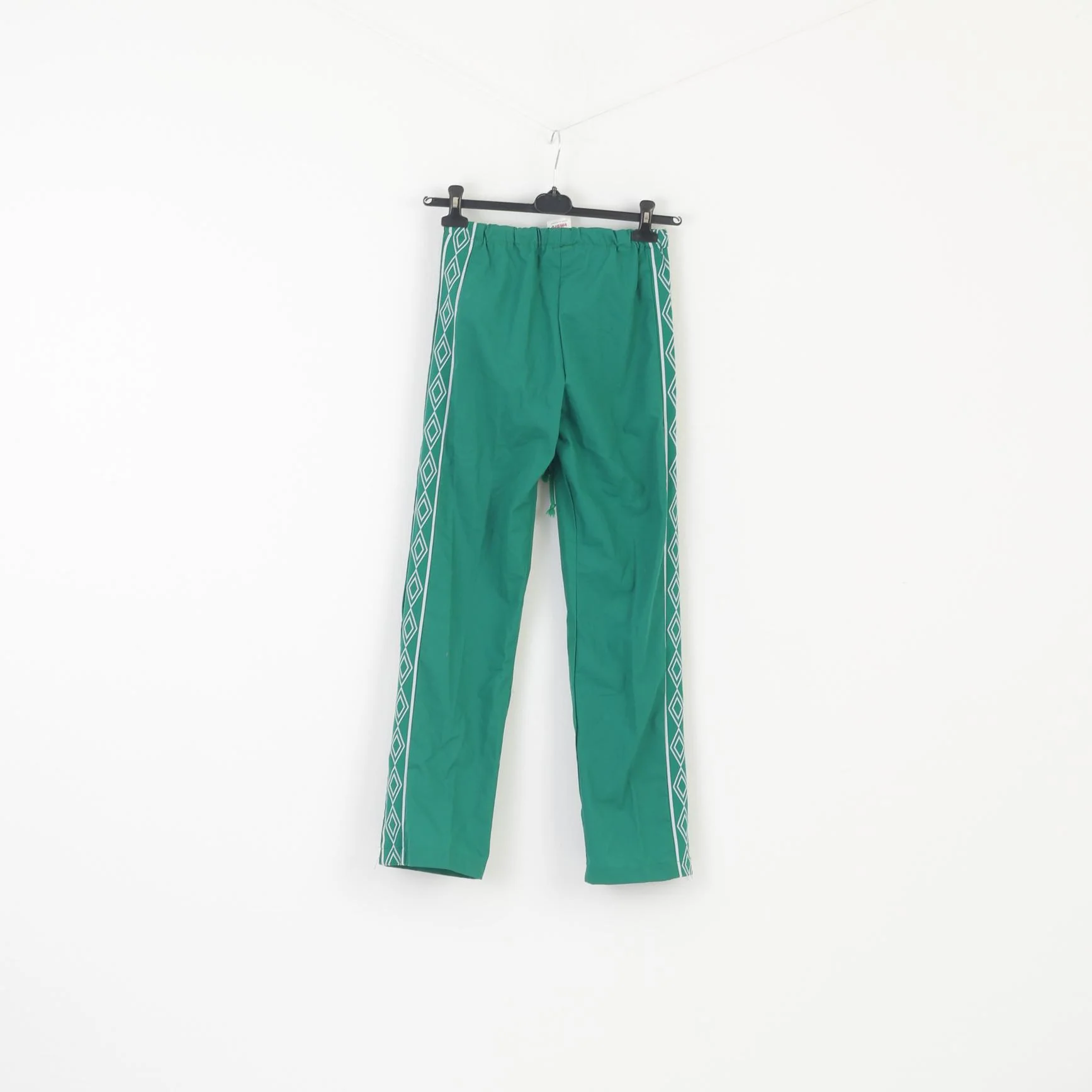 Umbro Youth 168 Sweatpants Green Cotton Blend Vintage Norway Retro Trousers - Image 5