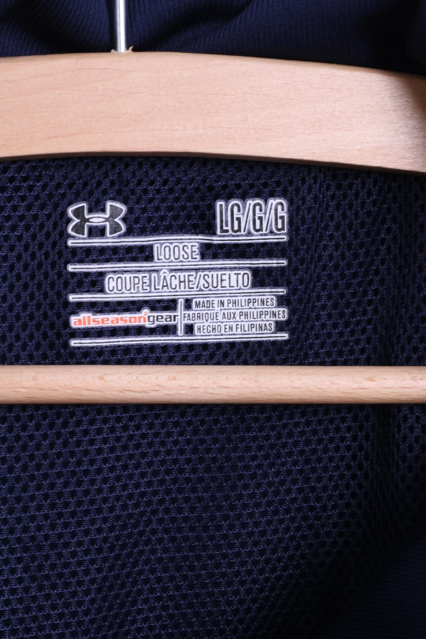 Under Armour Womens L Jacket Del Norte Girls Water Polo Navy Sweatshirt - Image 4