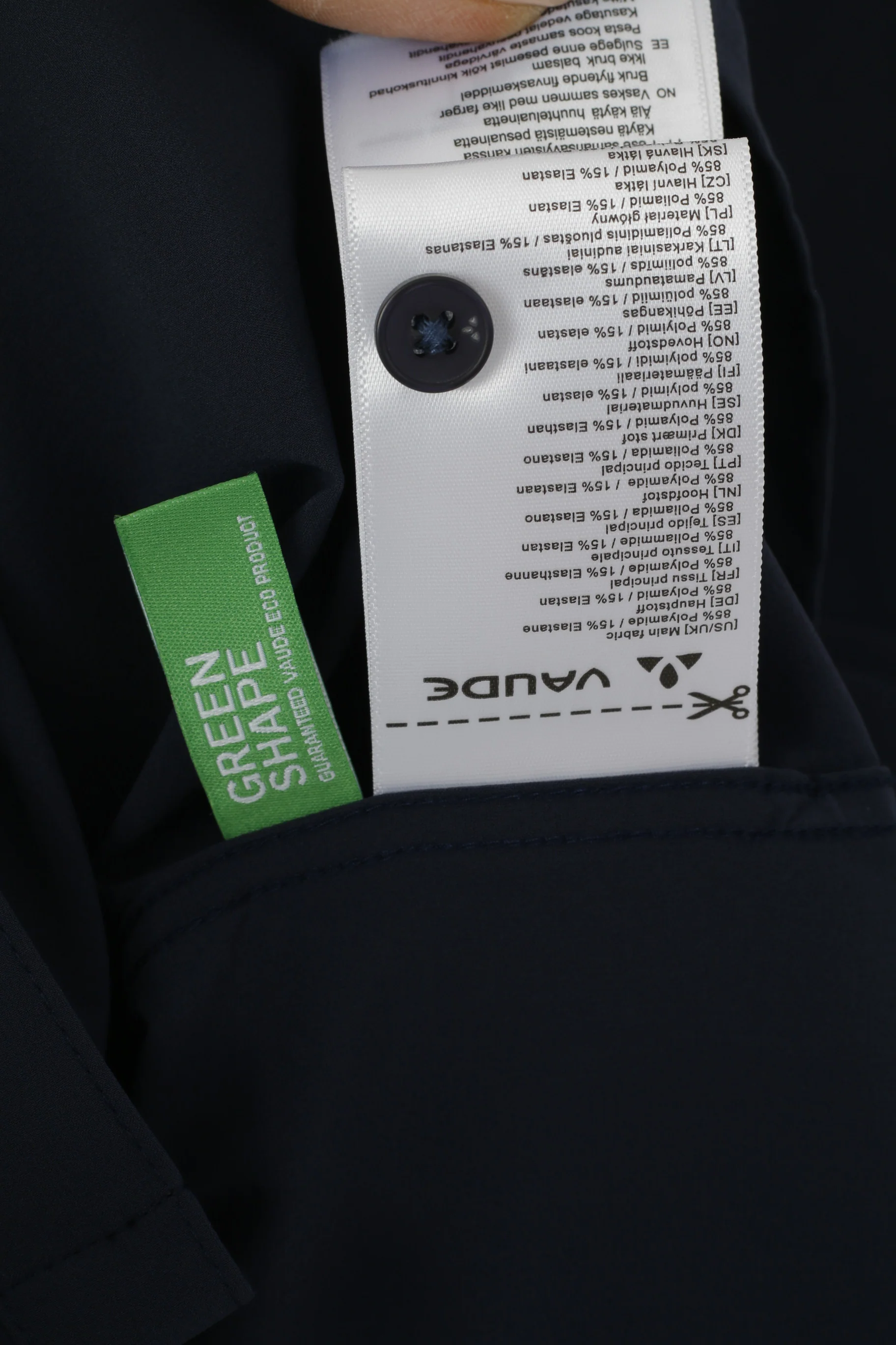 Vaude Men 56 XXL (XL) Casual Shirt Navy Nylon Altesch Arena Mountain Outdoor Top - Image 4