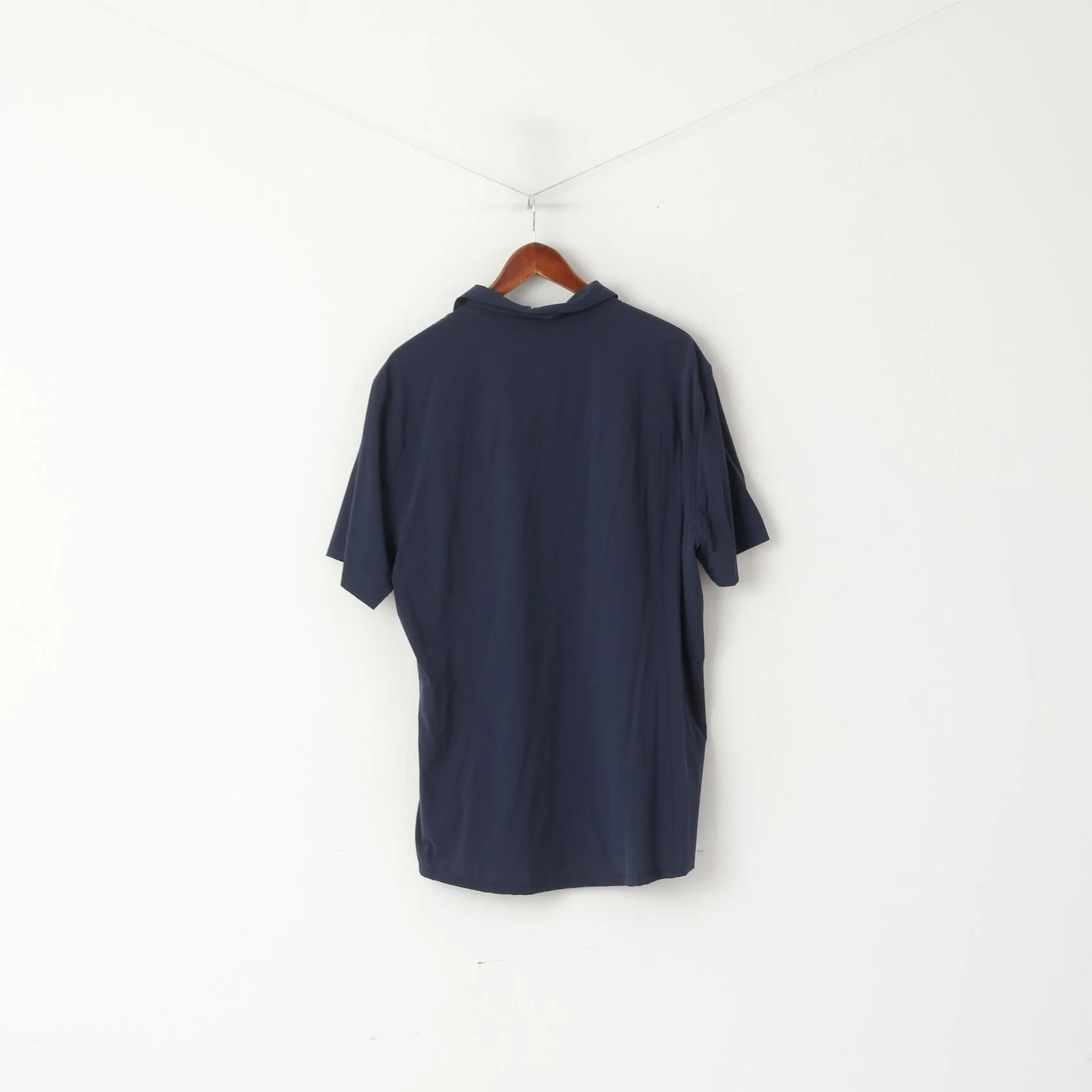 Vaude Men 56 XXL (XL) Casual Shirt Navy Nylon Altesch Arena Mountain Outdoor Top - Image 5
