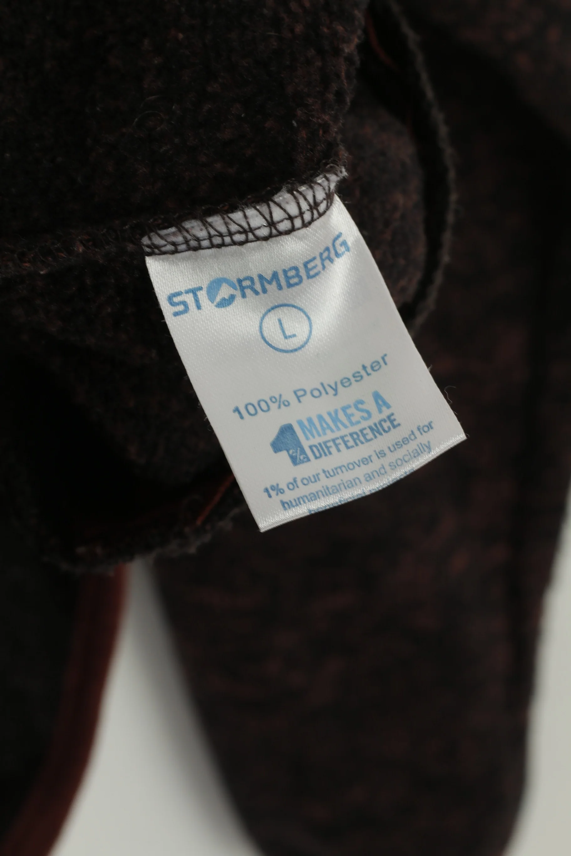 Stormberg Women L Sweatshirt Maroon Outdoor Zip Up Mountain Top - Image 5