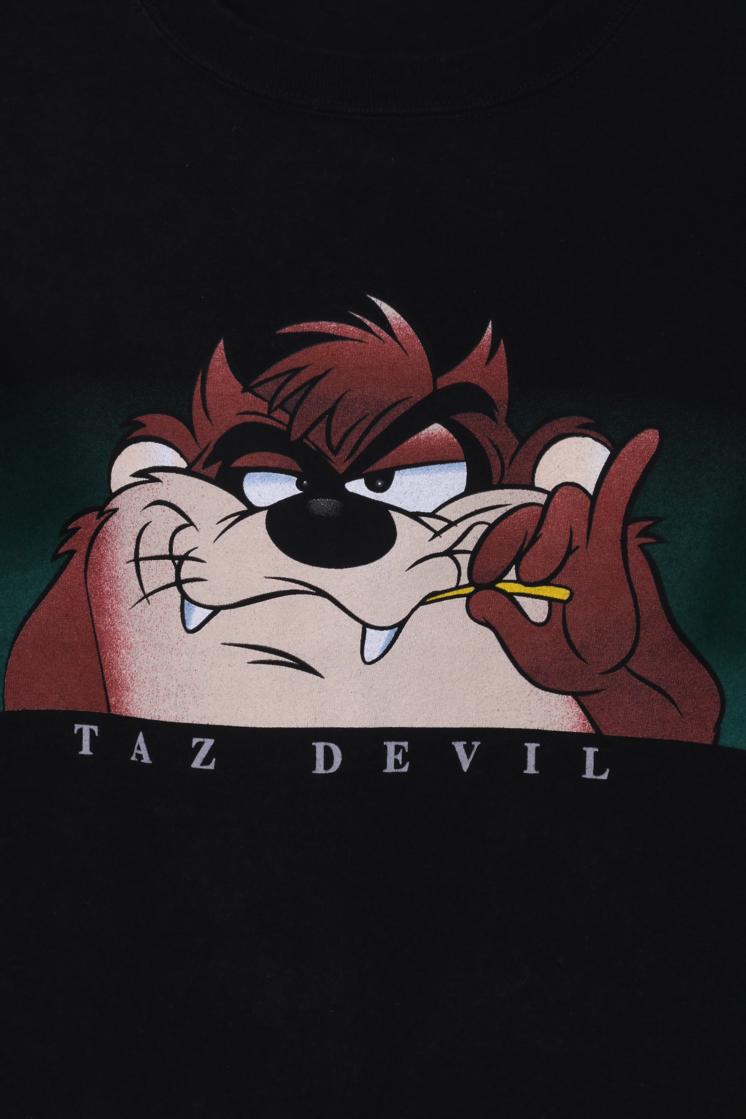 Warner Bros Studio Store Taz Devil Mens L(M) Graphic Shirt Crew Neck Black - Image 3