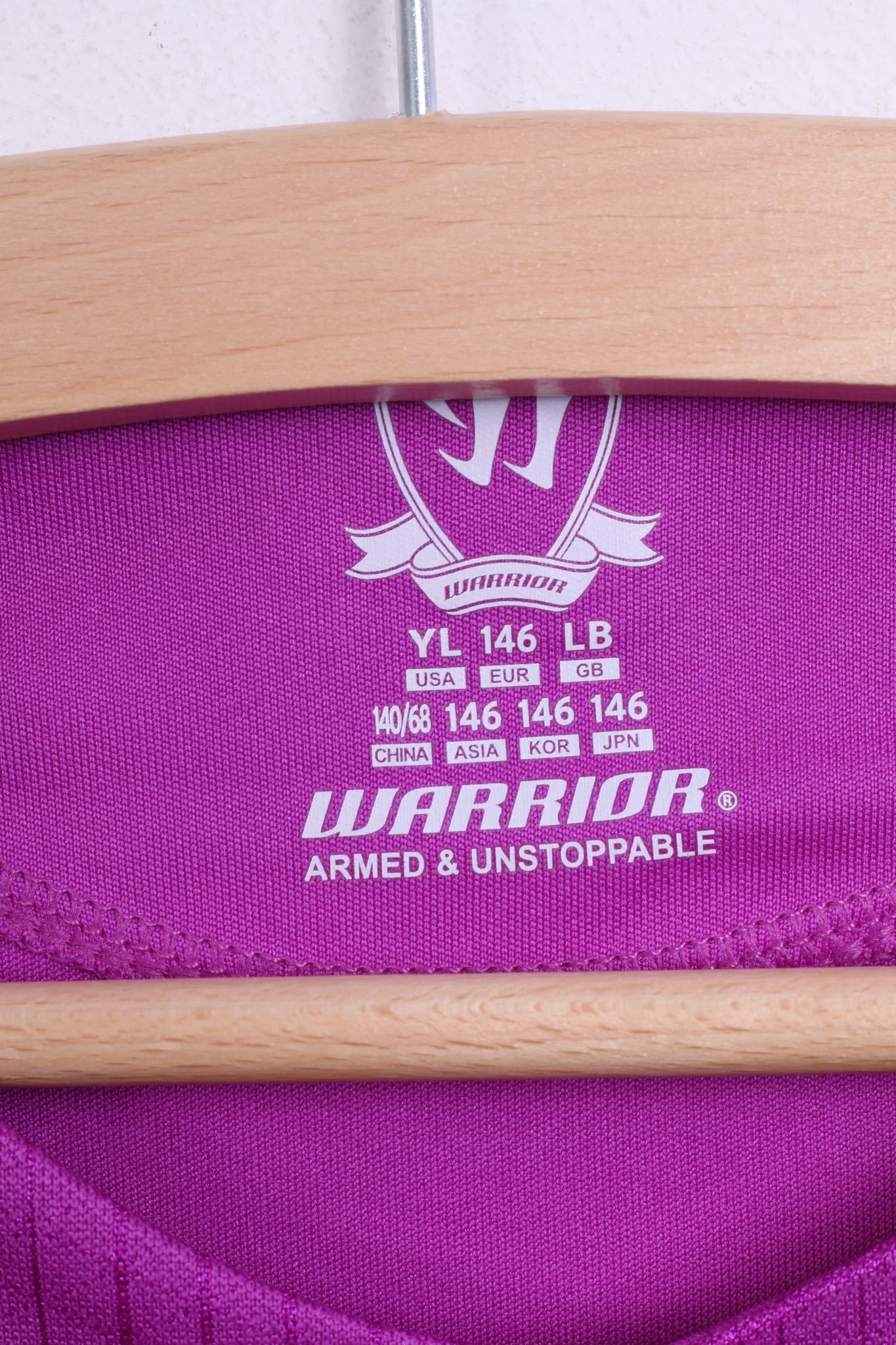 Warrior L.F.C. Youth 146 Shirt Liverpool Football Shirt Purple Long Sleeve - Image 4