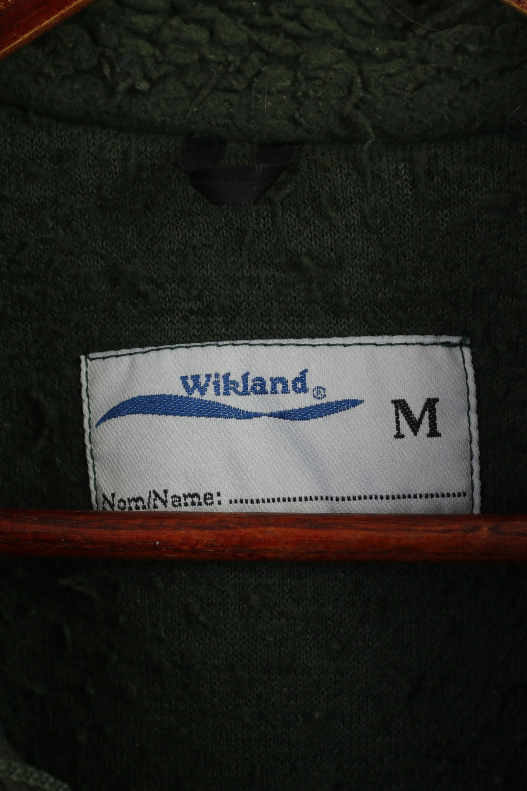 Wikland Men M Jacket Green Hunting Outdoor Full Zipper Multi Pockets Top - Image 5