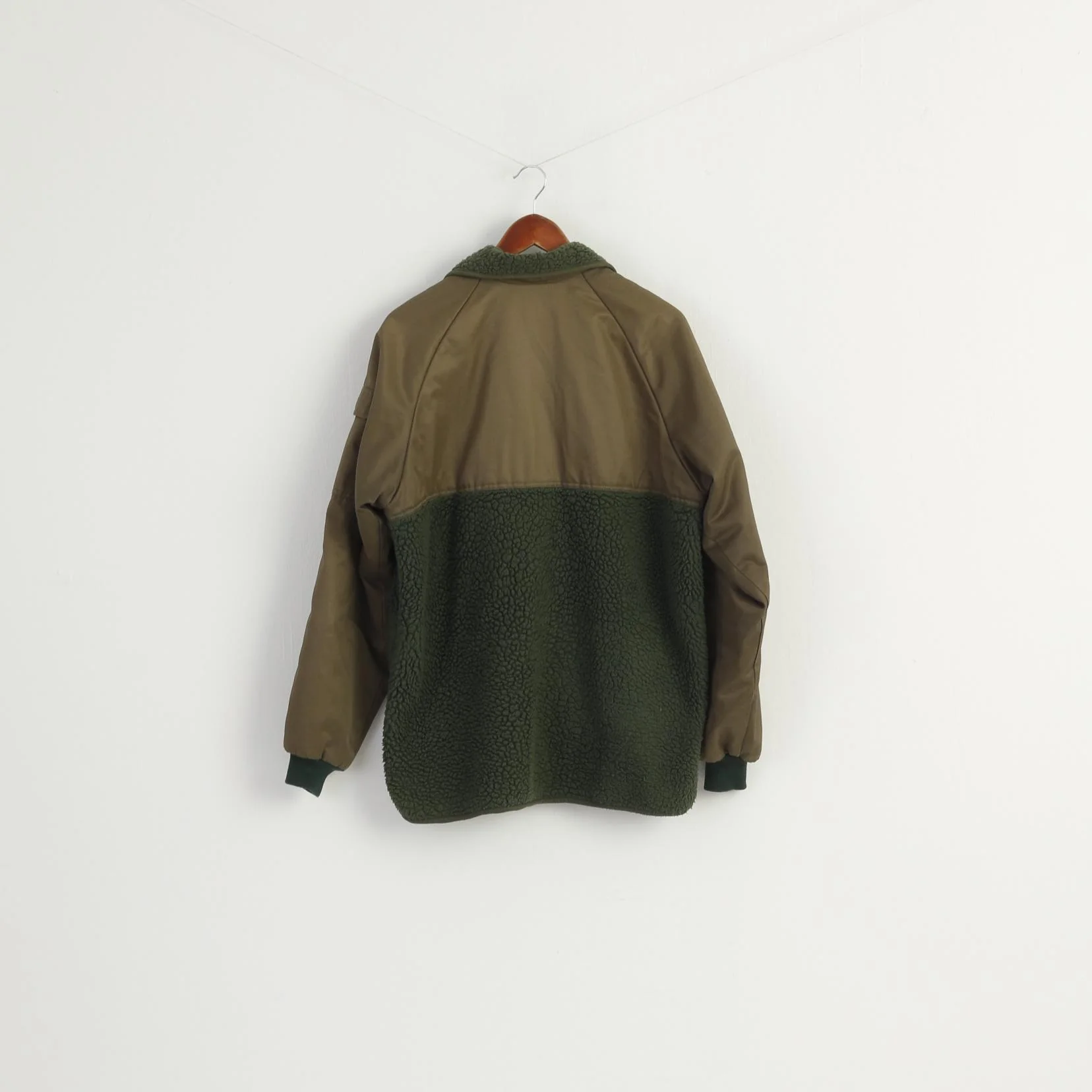Wikland Men M Jacket Green Hunting Outdoor Full Zipper Multi Pockets Top - Image 7