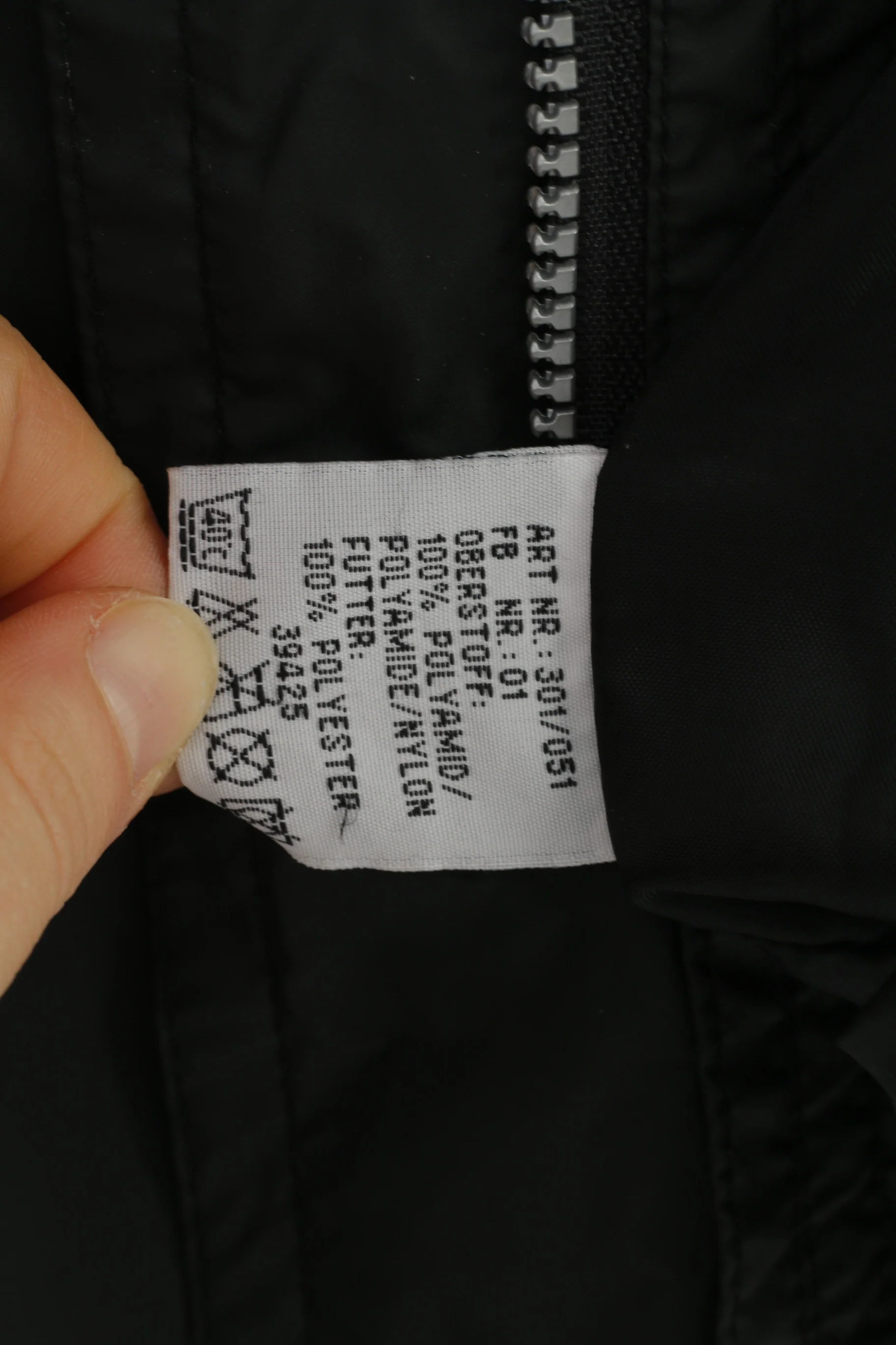 John F.Gee Women XL Jacket Black Collar Light Parka Hood Full Zipper Without Limits Waterproof Vintage Top - Image 6