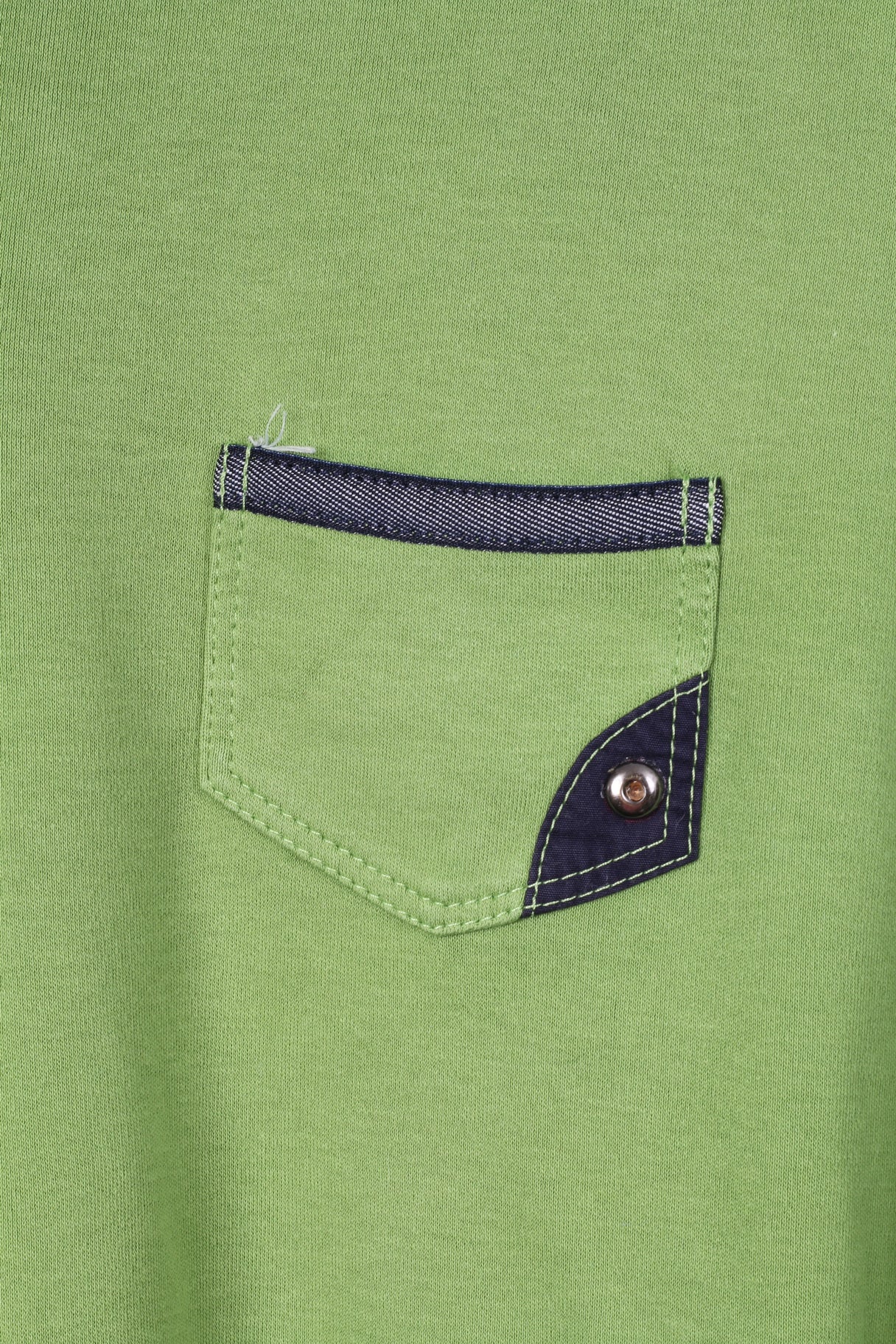 Womens 50 2XL Polo Shirt Green Buttons Detailed 7/8 Sleeve Top Cotton - Image 3