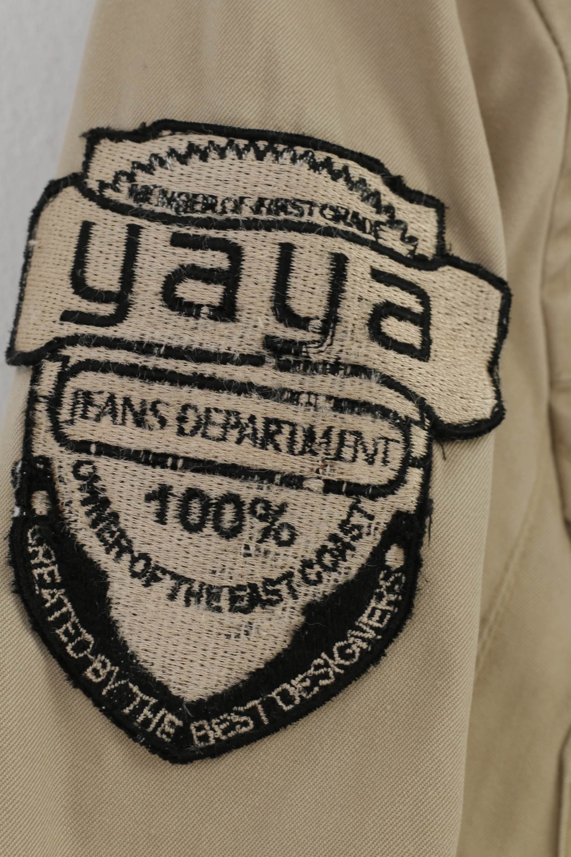 Yaya Woman S Jacket Beige Bottoms Collar Jeans Department Pockets Cotton Top - Image 7