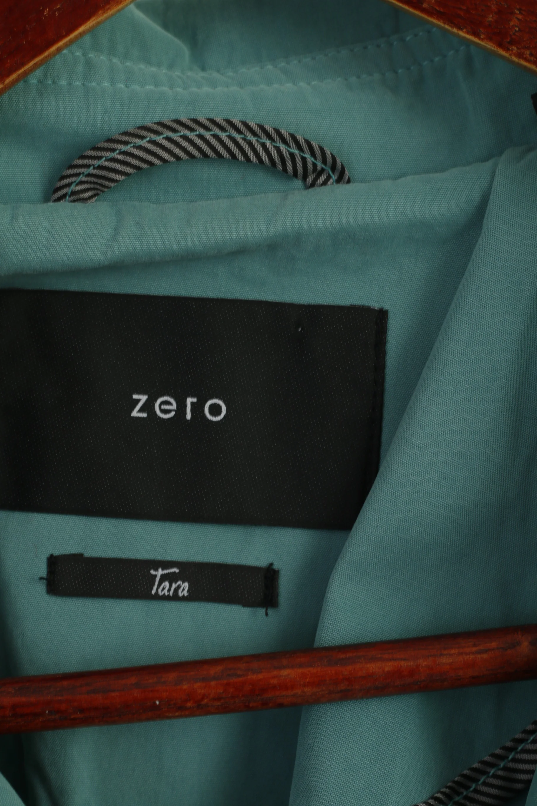 Zero Women 36 S Jacket Green Tara Doft Cotton Blend Vintage Casual Top - Image 5