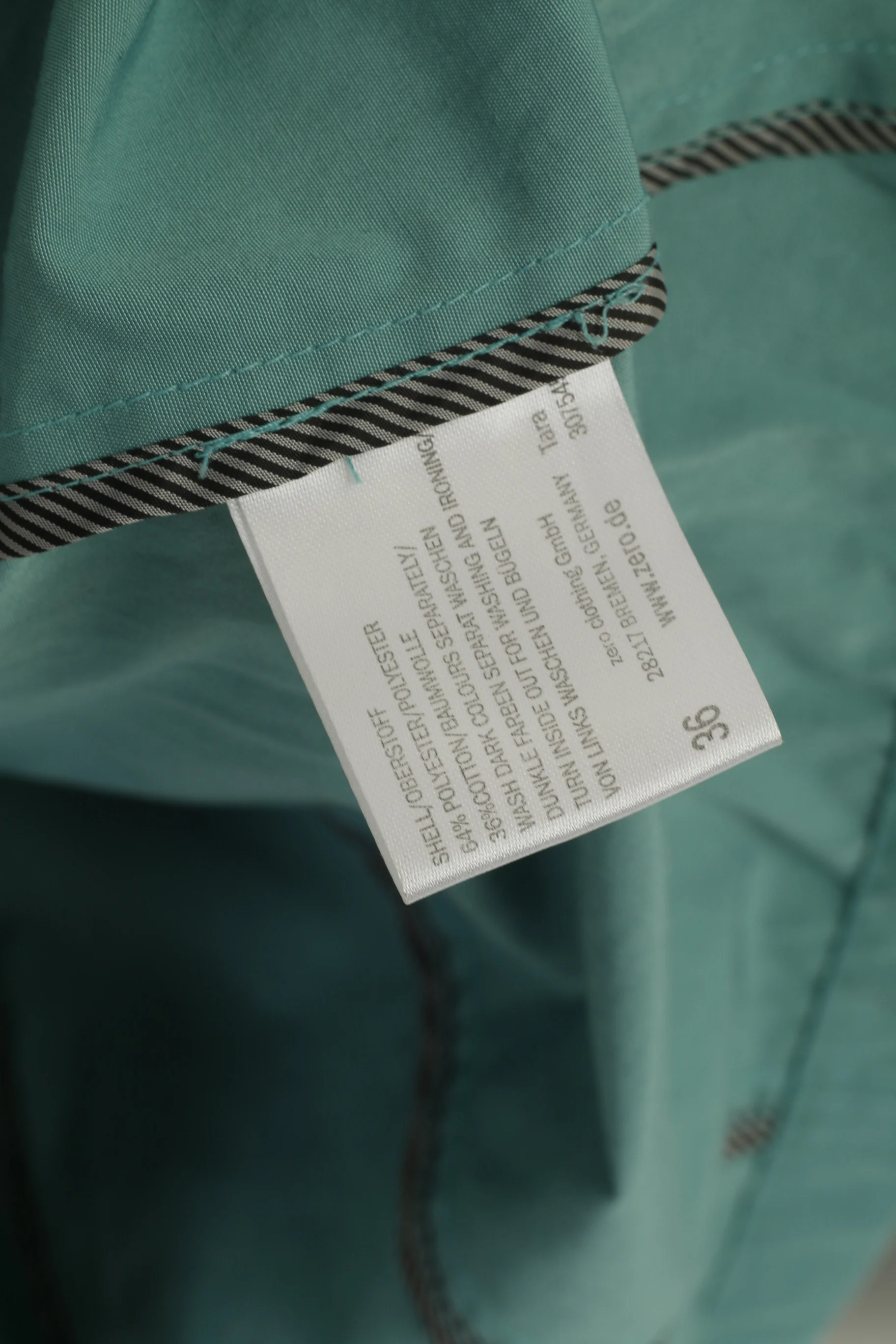 Zero Women 36 S Jacket Green Tara Doft Cotton Blend Vintage Casual Top - Image 7