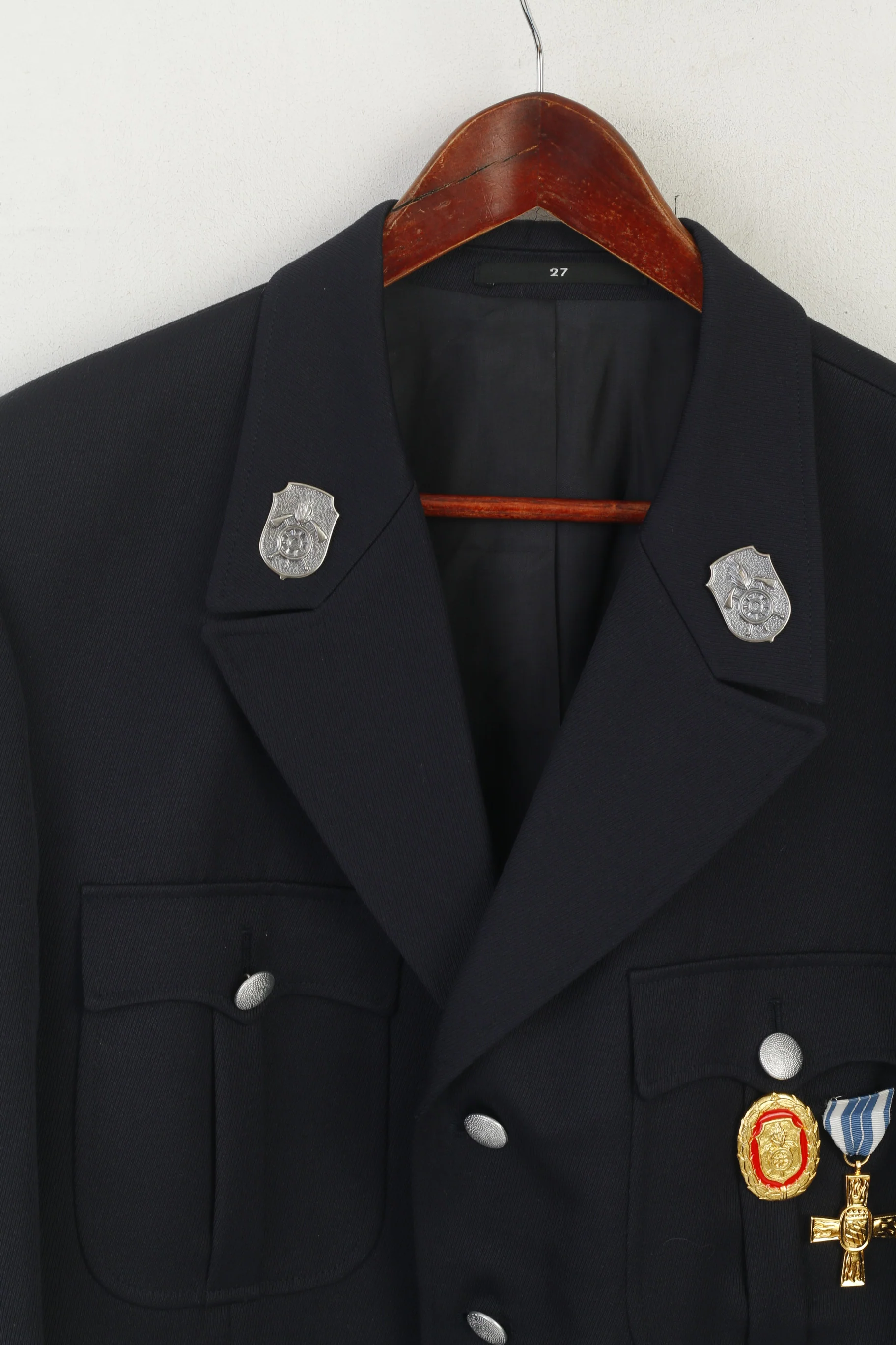 Ziegler Men 40 27 Blazer Navy Germany Fire Brigade Freiwillige Deiningen Jacket - Image 3
