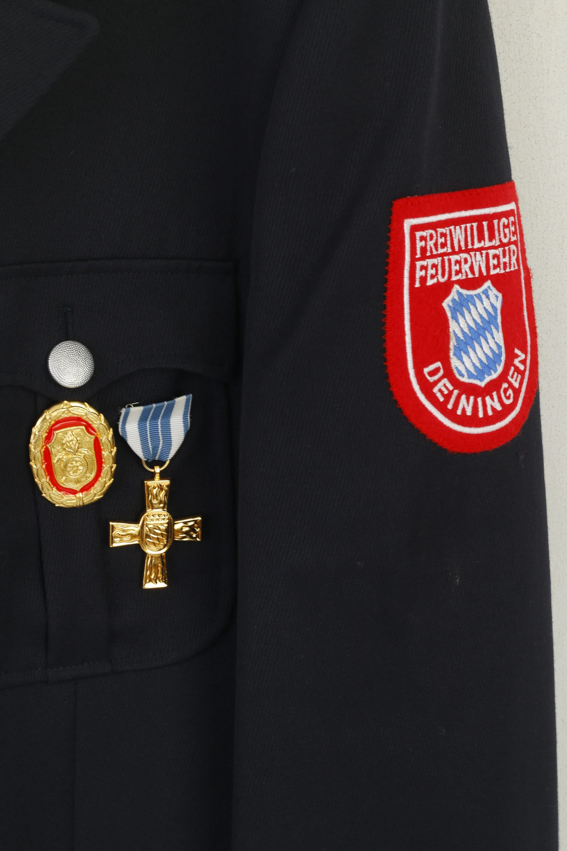 Ziegler Men 40 27 Blazer Navy Germany Fire Brigade Freiwillige Deiningen Jacket - Image 4